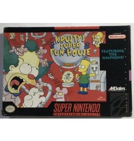 ACCLAIM Krusty's Super Fun House for Super Nintendo Entertainment System (SNES)