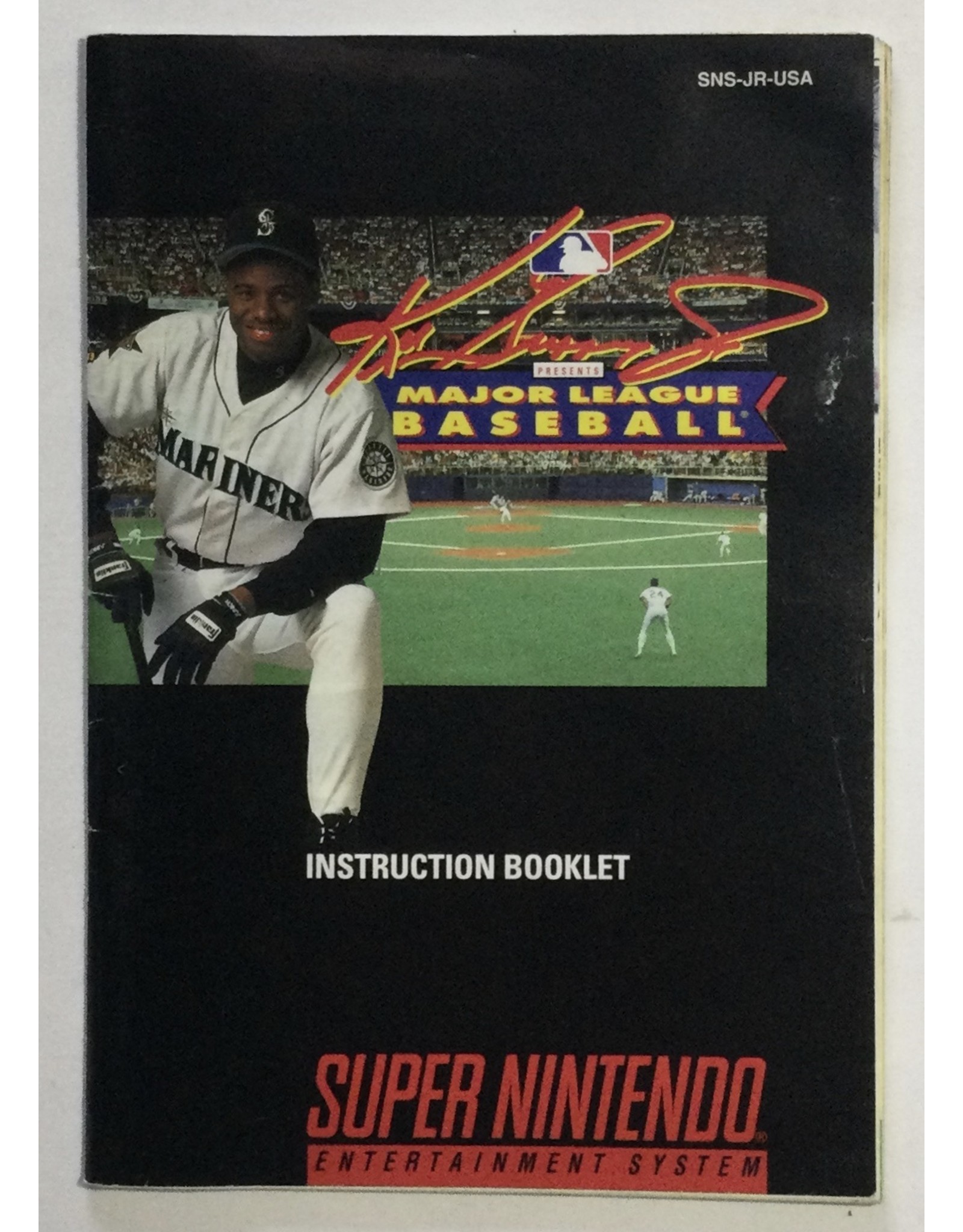 Nintendo Ken Griffey Jr. Major League Baseball for Super Nintendo Entertainment System (SNES)