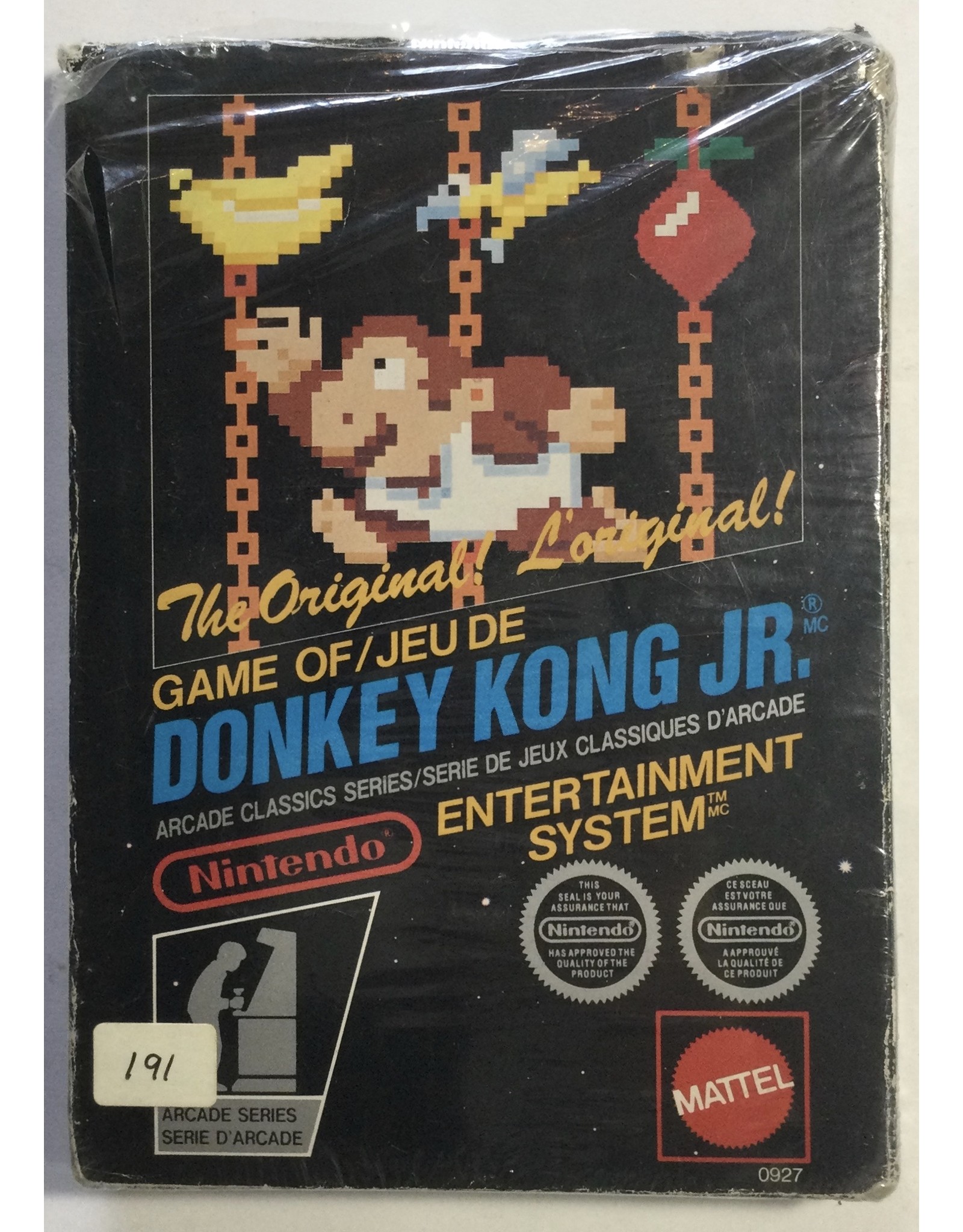 Mattel The Original Game of Donkey Kong Jr. for Nintendo Entertainment System (NES)