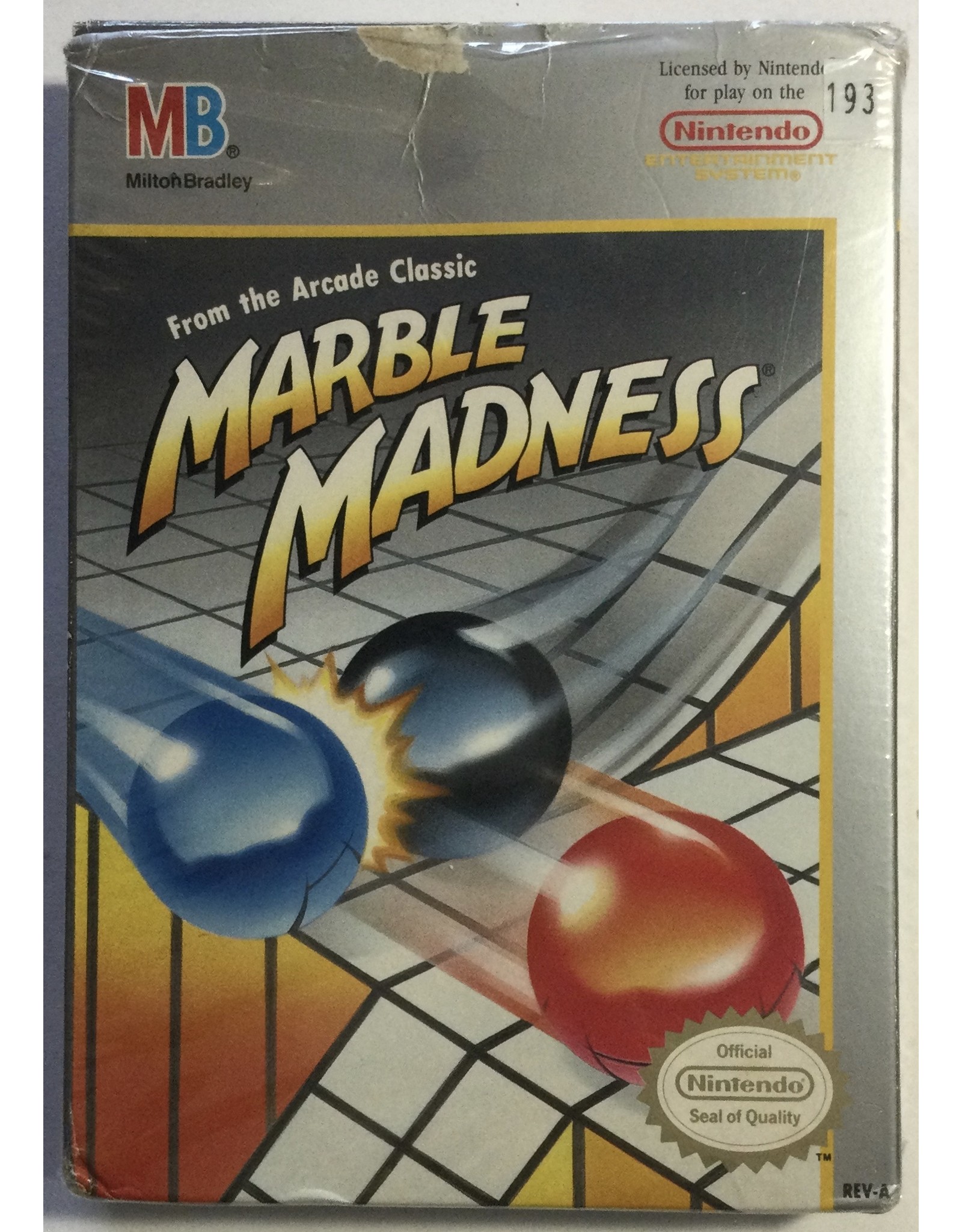 MILTON BRADLEY Marble Madness for Nintendo Entertainment System (NES) - CIB