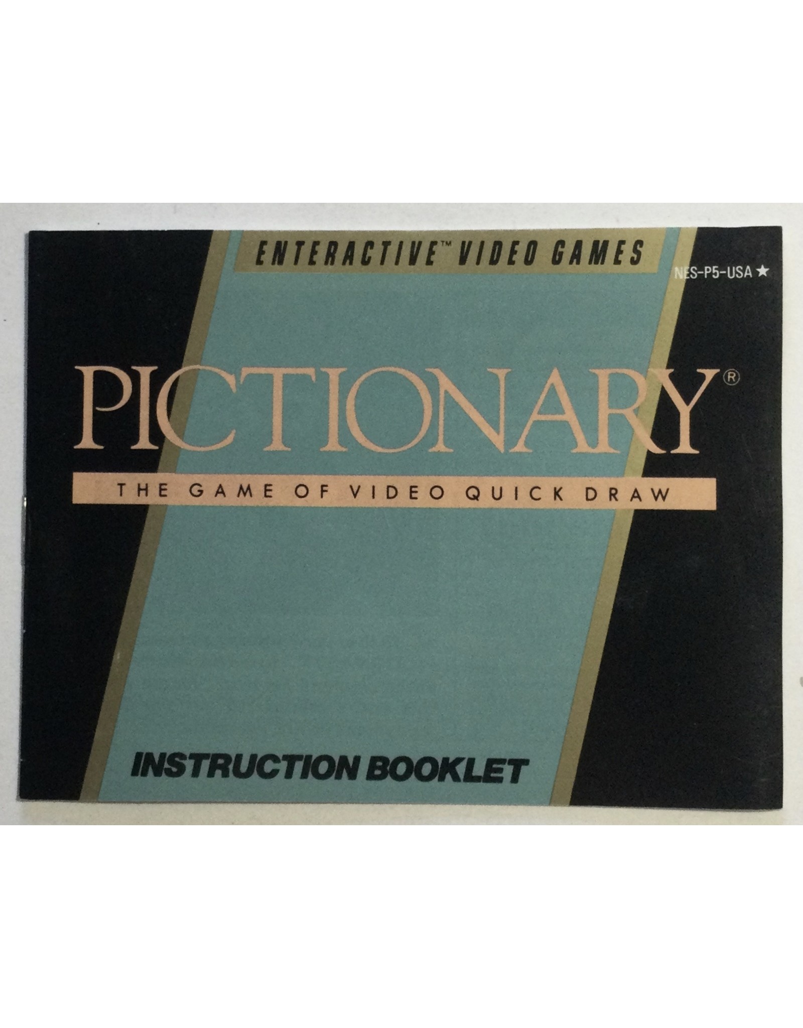 LJN Pictionary for Nintendo Entertainment System (NES) - CIB