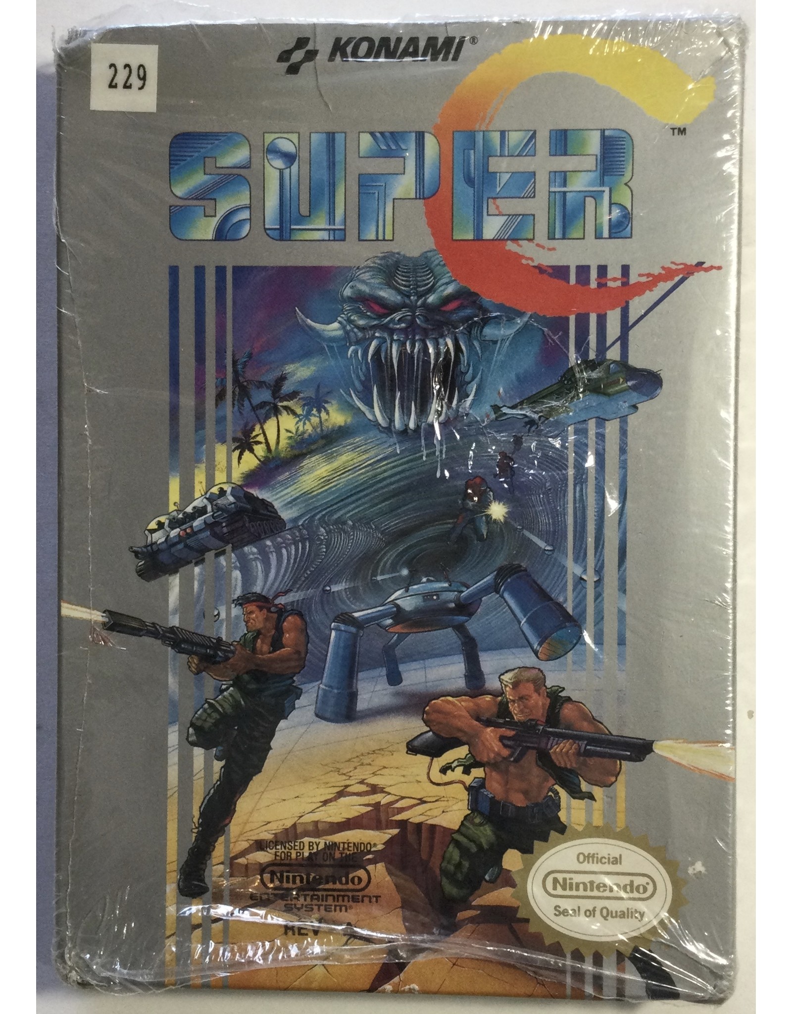 KONAMI Super Contra for Nintendo Entertainment System (NES)