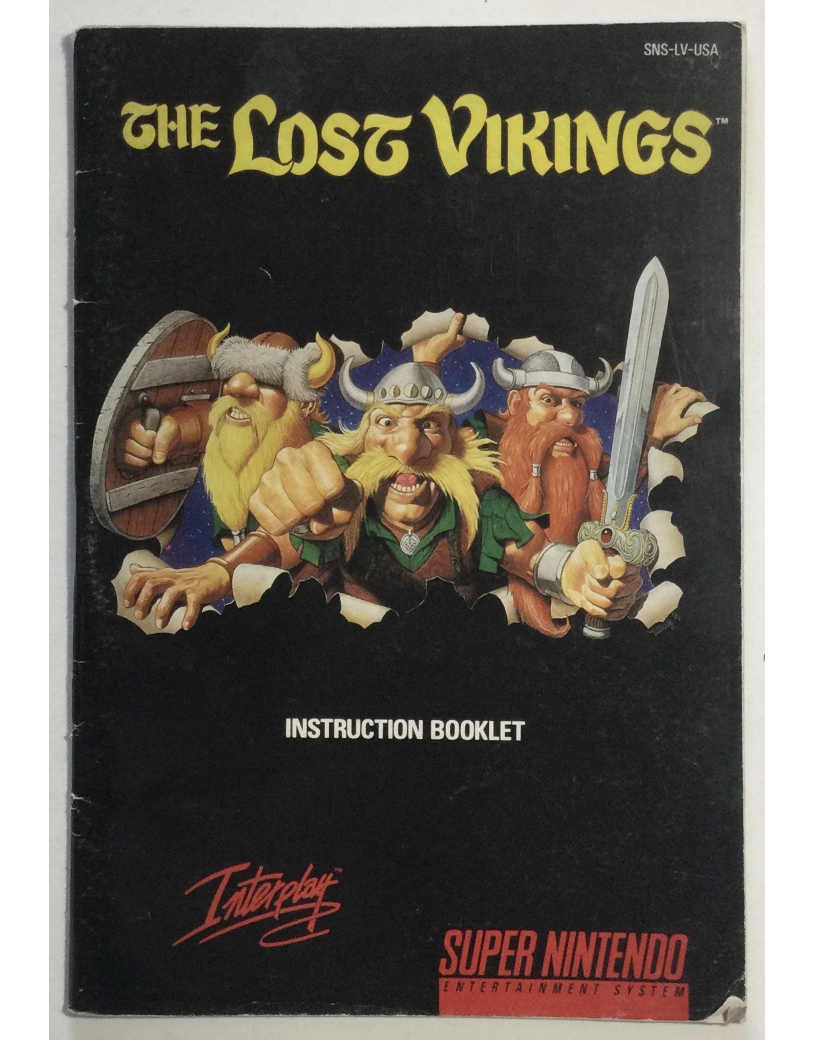 INTERPLAY The Lost Vikings for Super Nintendo Entertainment System (SNES) - CIB