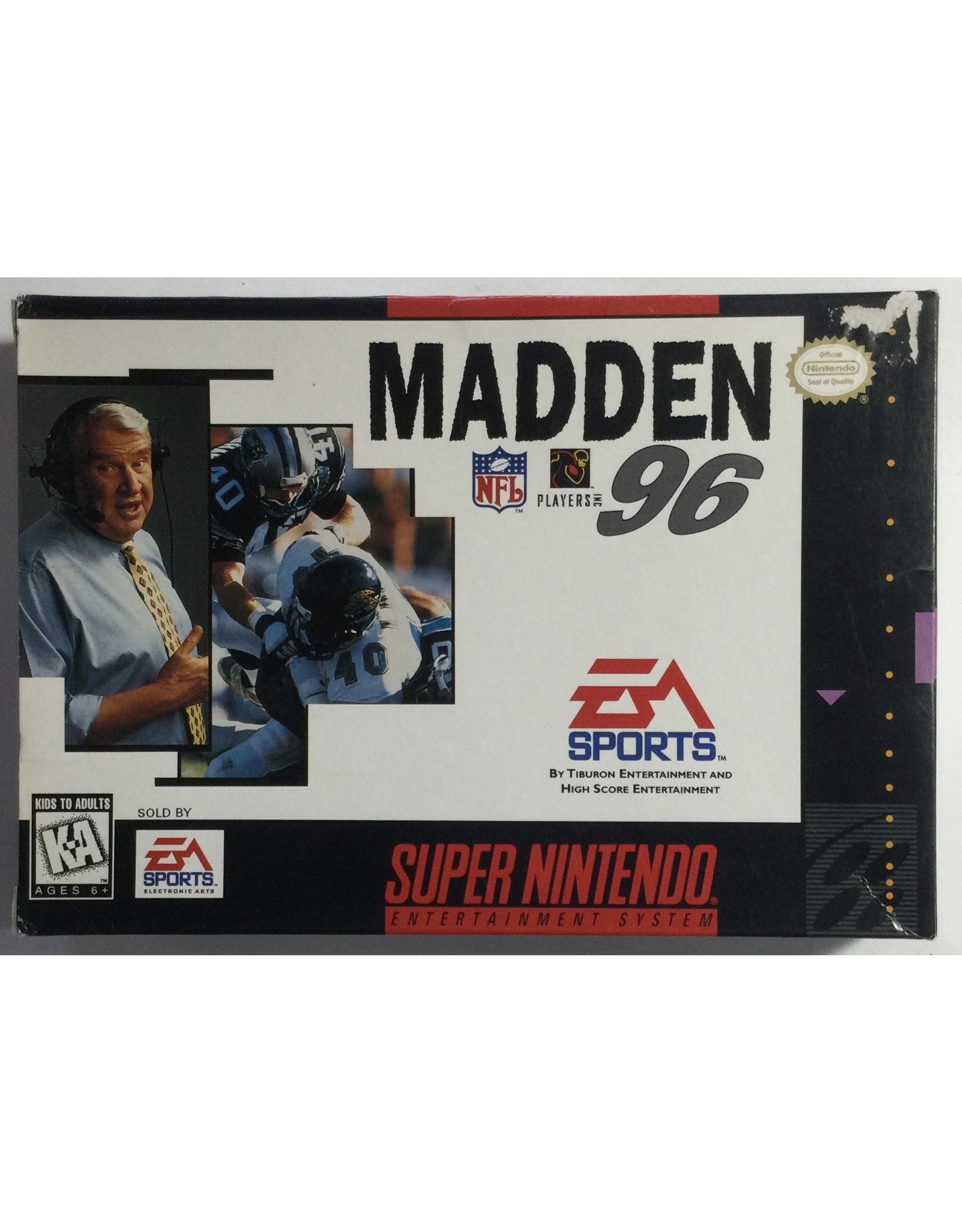 EA SPORTS Madden NFL '96 for Super Nintendo Entertainment System (SNES) - CIB