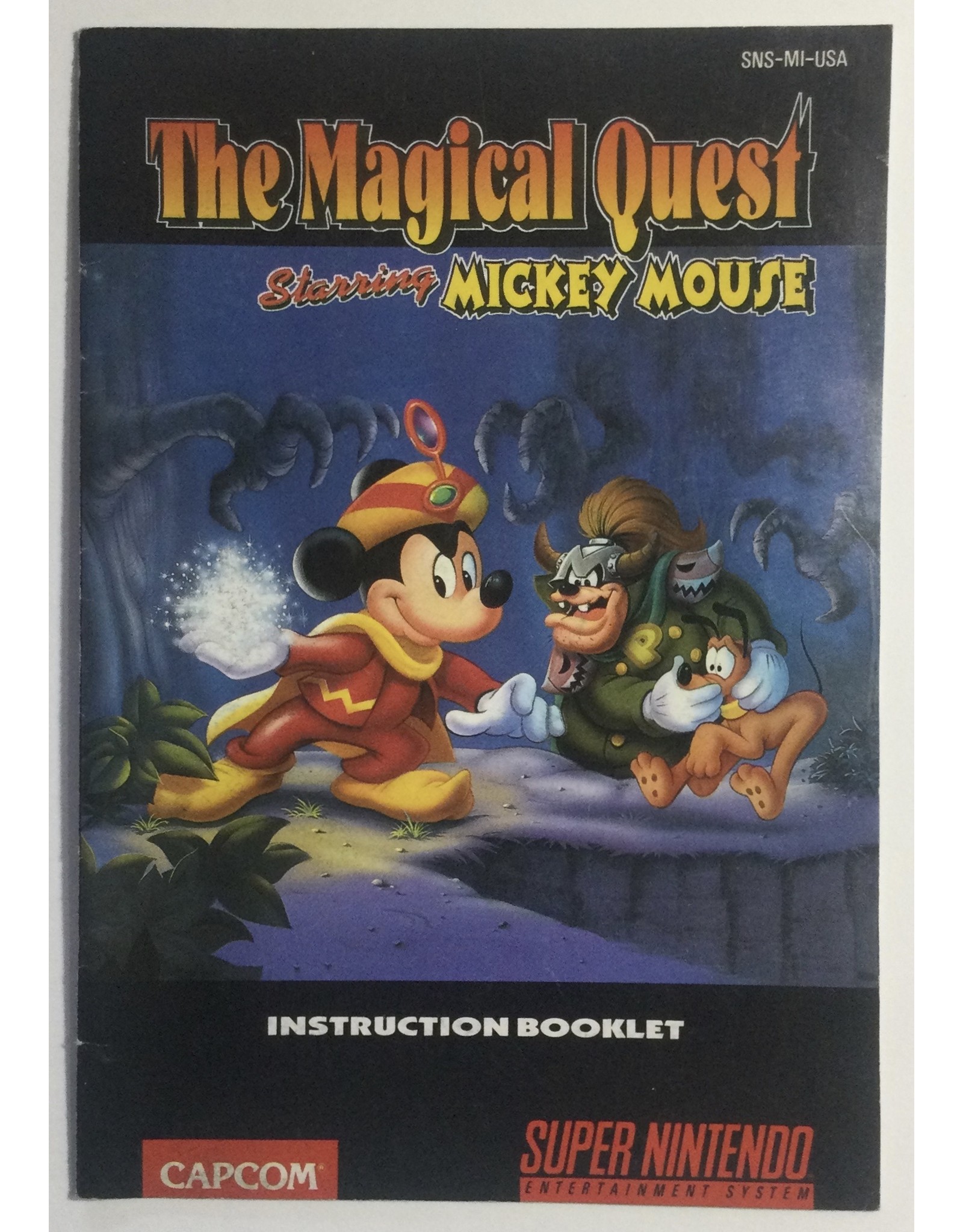 CAPCOM The Magical Quest Starring Mickey Mouse for Super Nintendo Entertainment System (SNES) - CIB