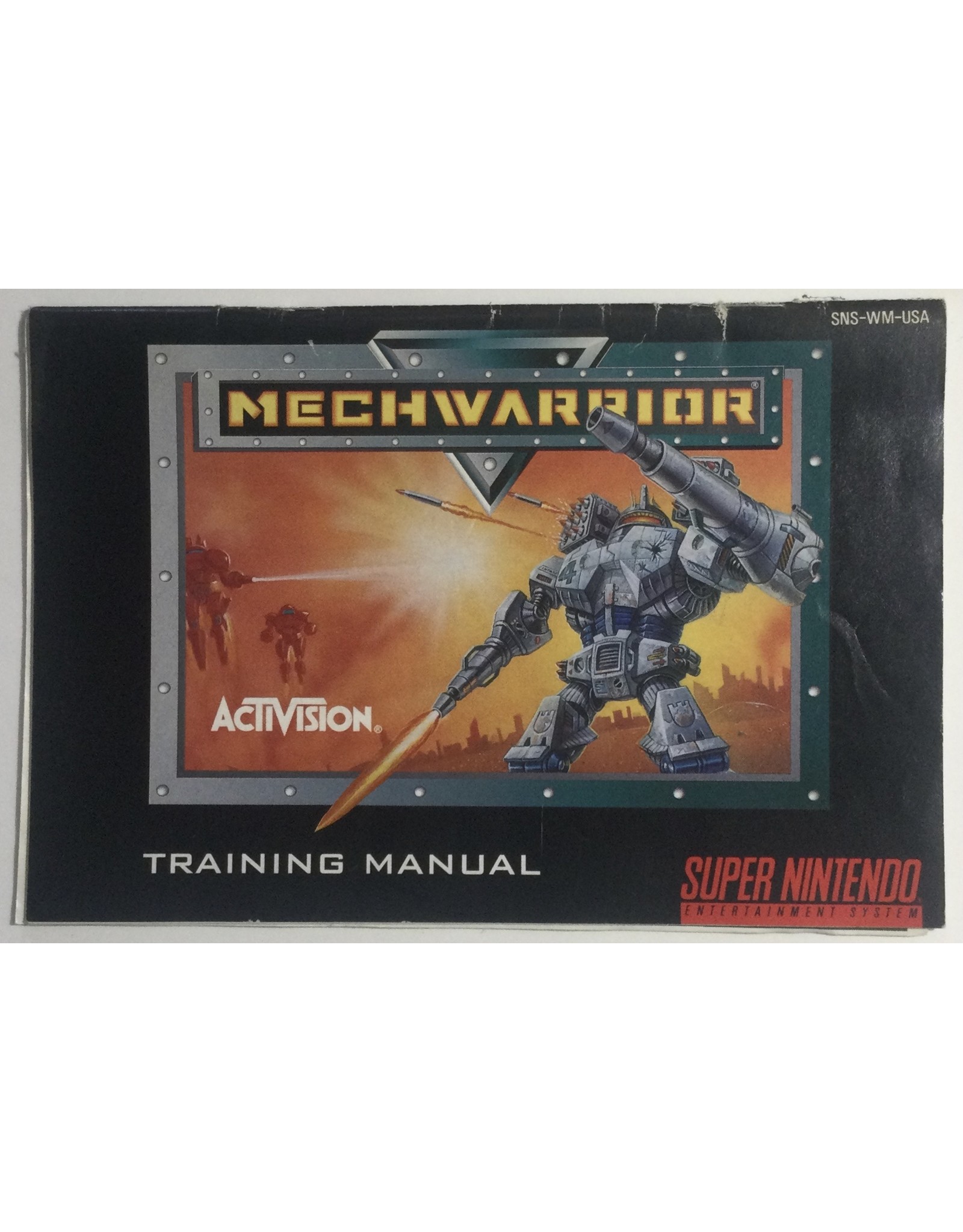 ACTIVISION Mech Warrior for Super Nintendo Entertainment System (SNES) - CIB