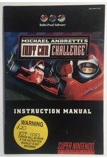 BULLET PROOF SOFTWARE Micheal Andretti's Indy Car Challenge for Super Nintendo Entertainment System (SNES)