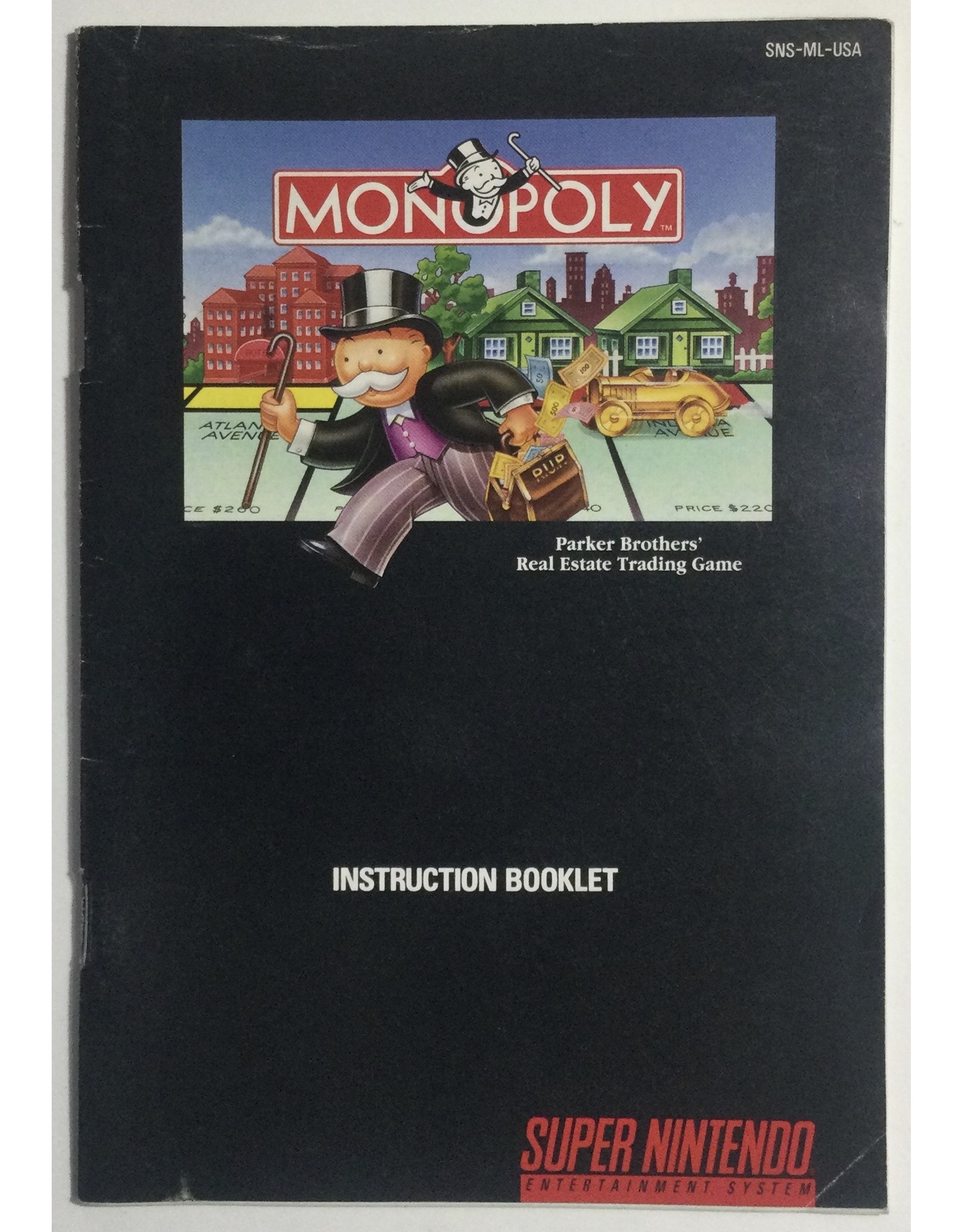 PARKER BROTHERS Monopoly for Super Nintendo Entertainment System (SNES)