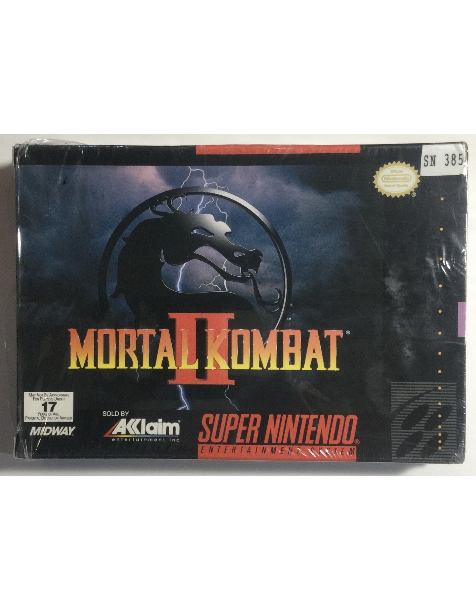 ACCLAIM Mortal Kombat II for Super Nintendo Entertainment System (SNES) - CIB