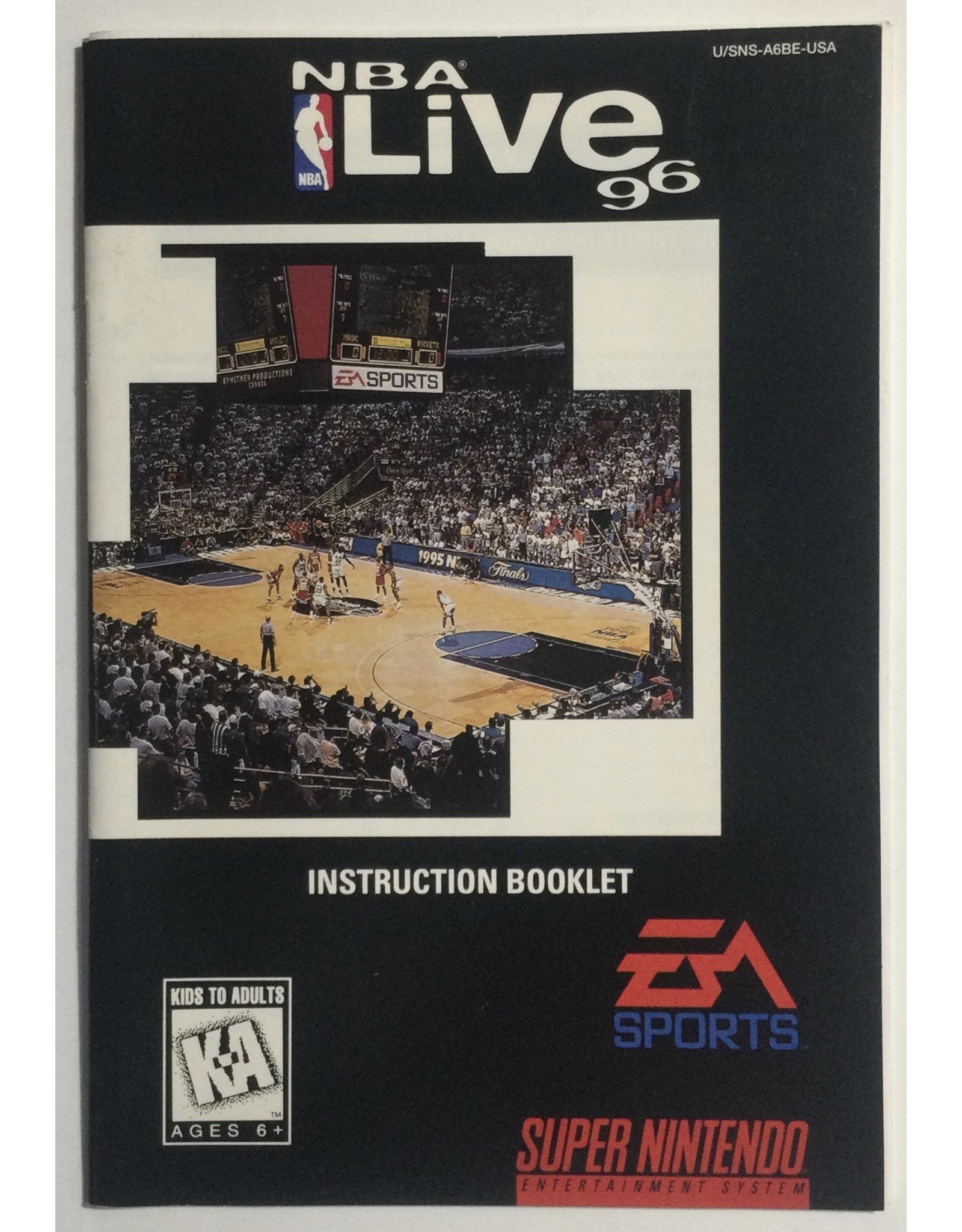 EA SPORTS NBA Live '96 for Super Nintendo Entertainment System (SNES)