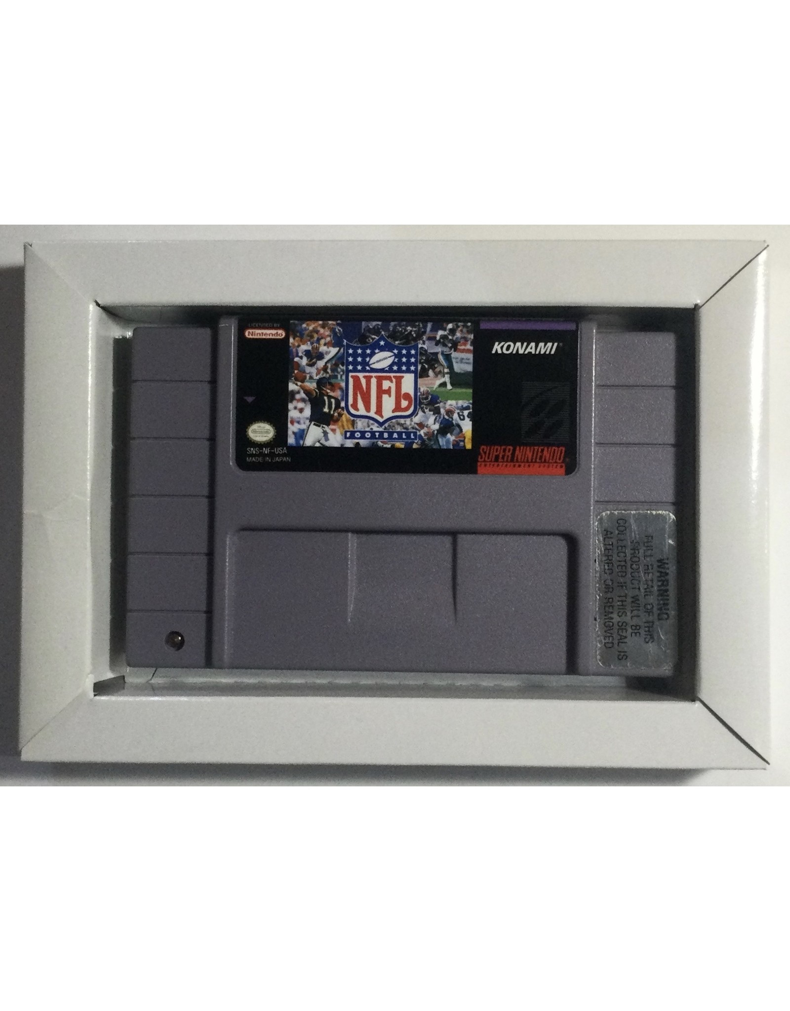 KONAMI NFL Football for Super Nintendo Entertainment System (SNES) - CIB