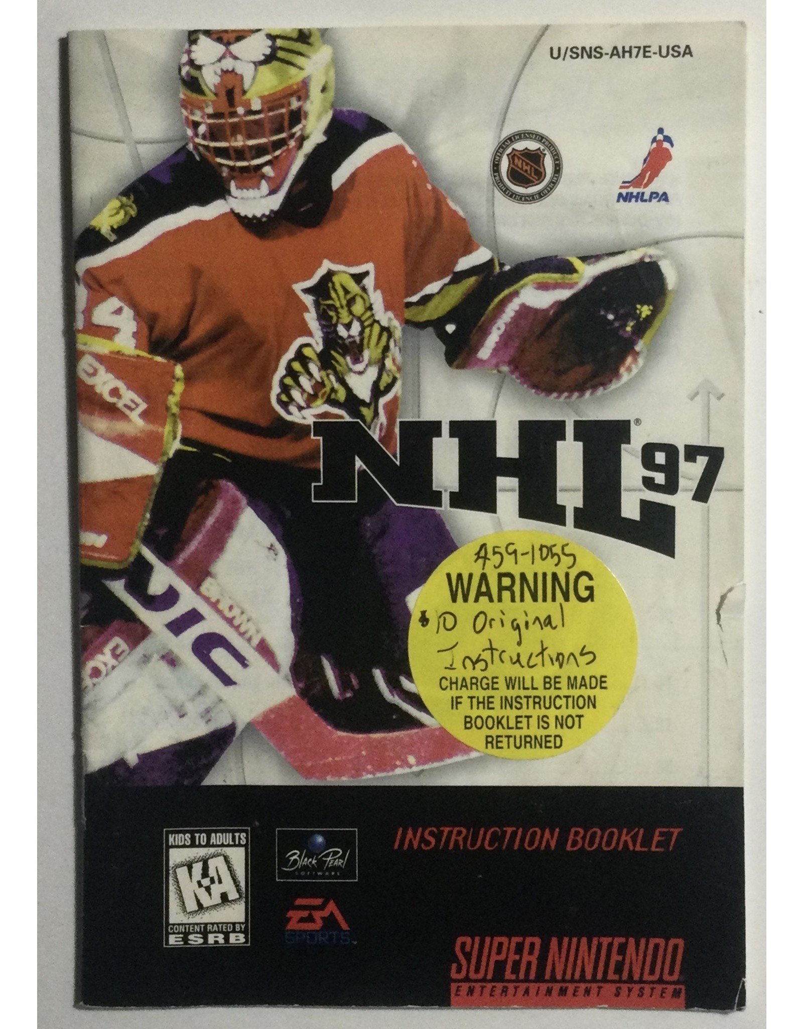 EA SPORTS NHL '97 for Super Nintendo Entertainment System (SNES) - CIB