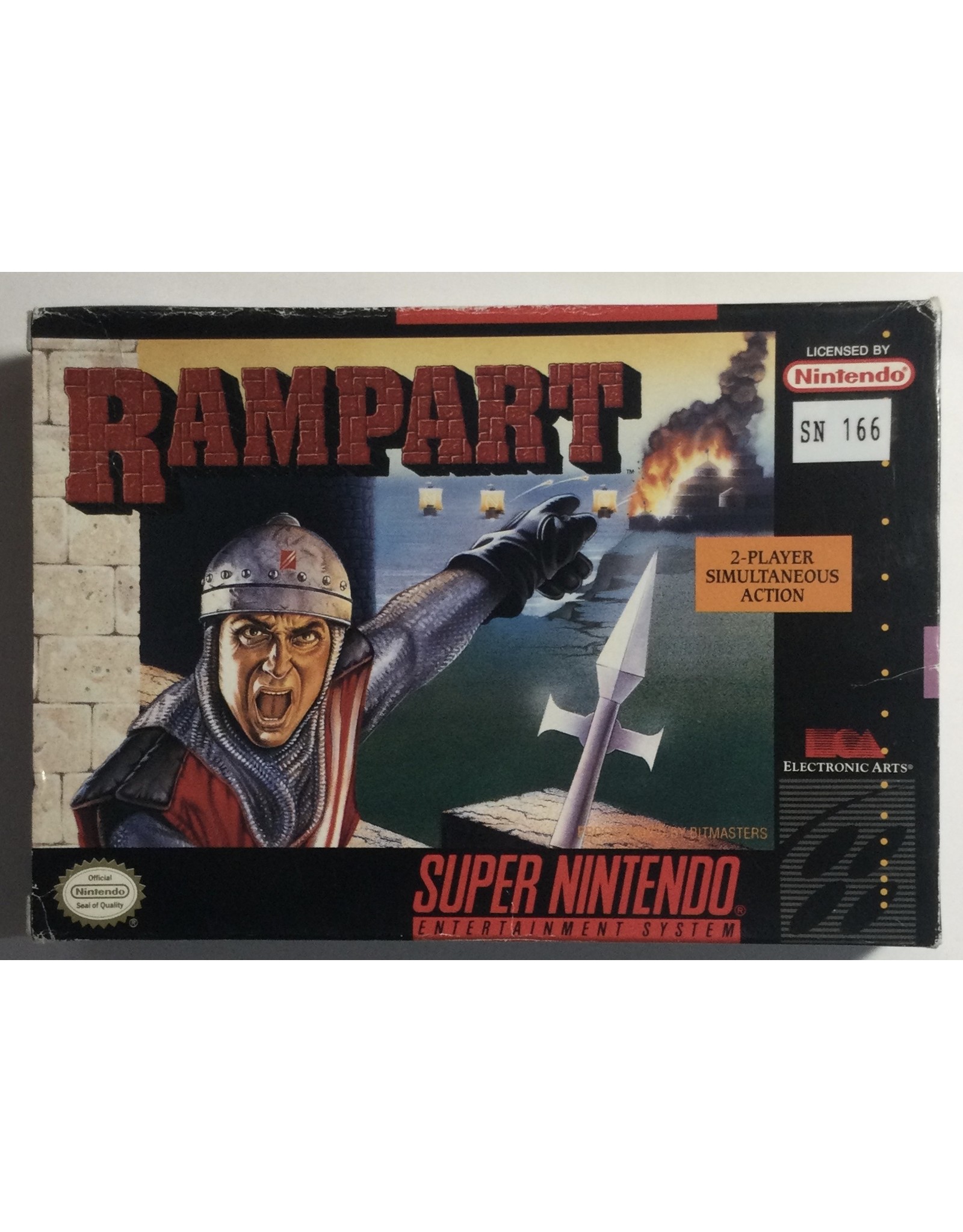 Electronic Arts Rampart for Super Nintendo Entertainment System (SNES)