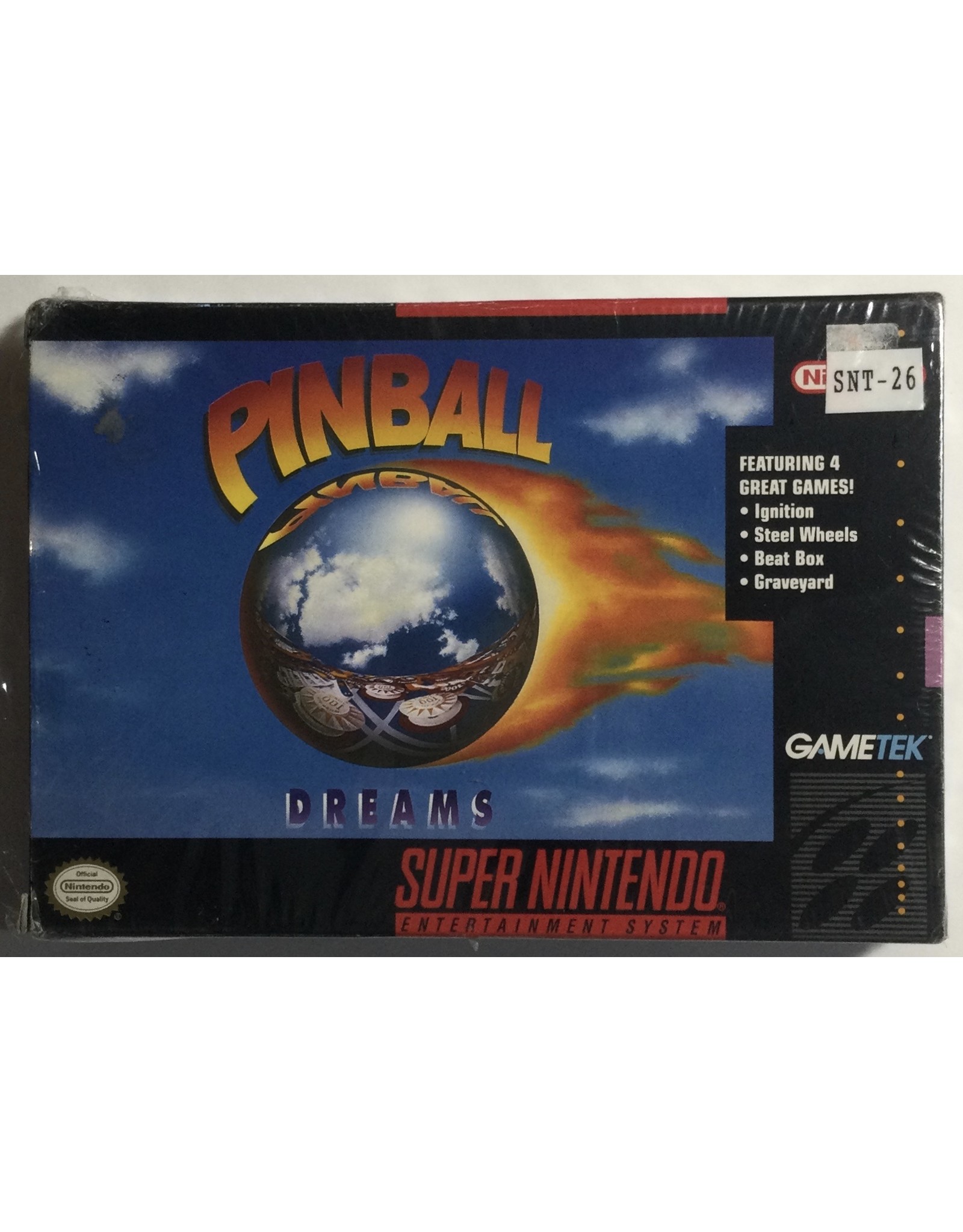 GAMETEK Pinball Dreams for Super Nintendo Entertainment System (SNES) - CIB