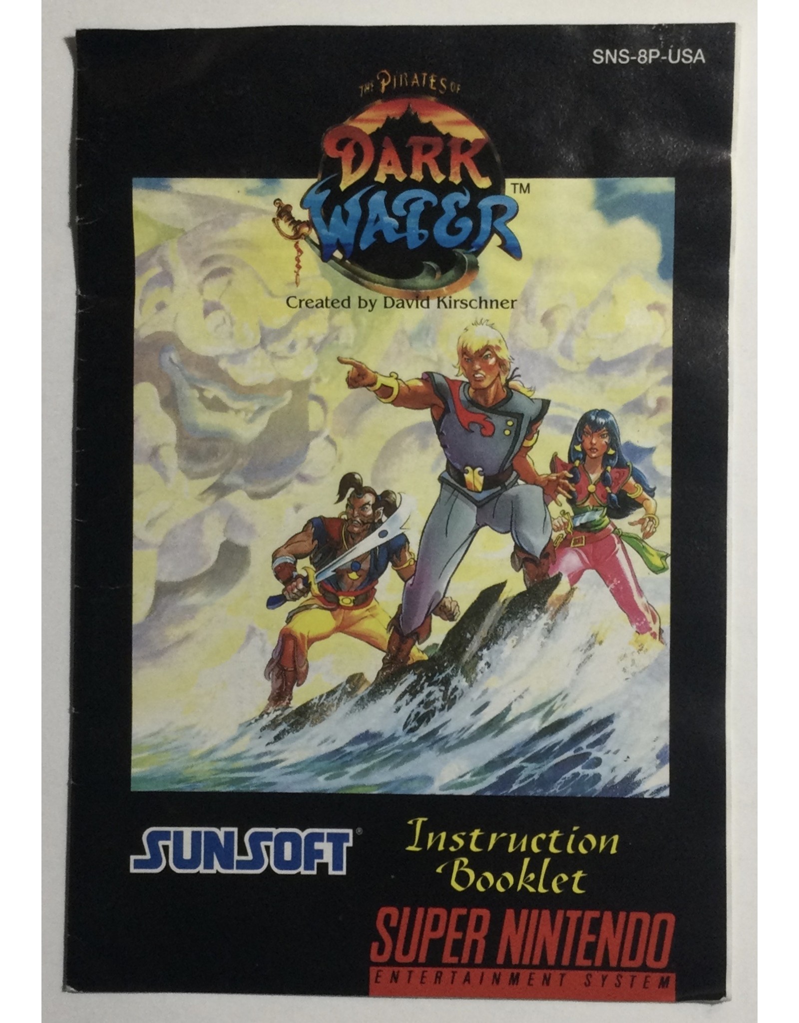 SUNSOFT The Pirates of Dark Water for Super Nintendo Entertainment System (SNES) - CIB