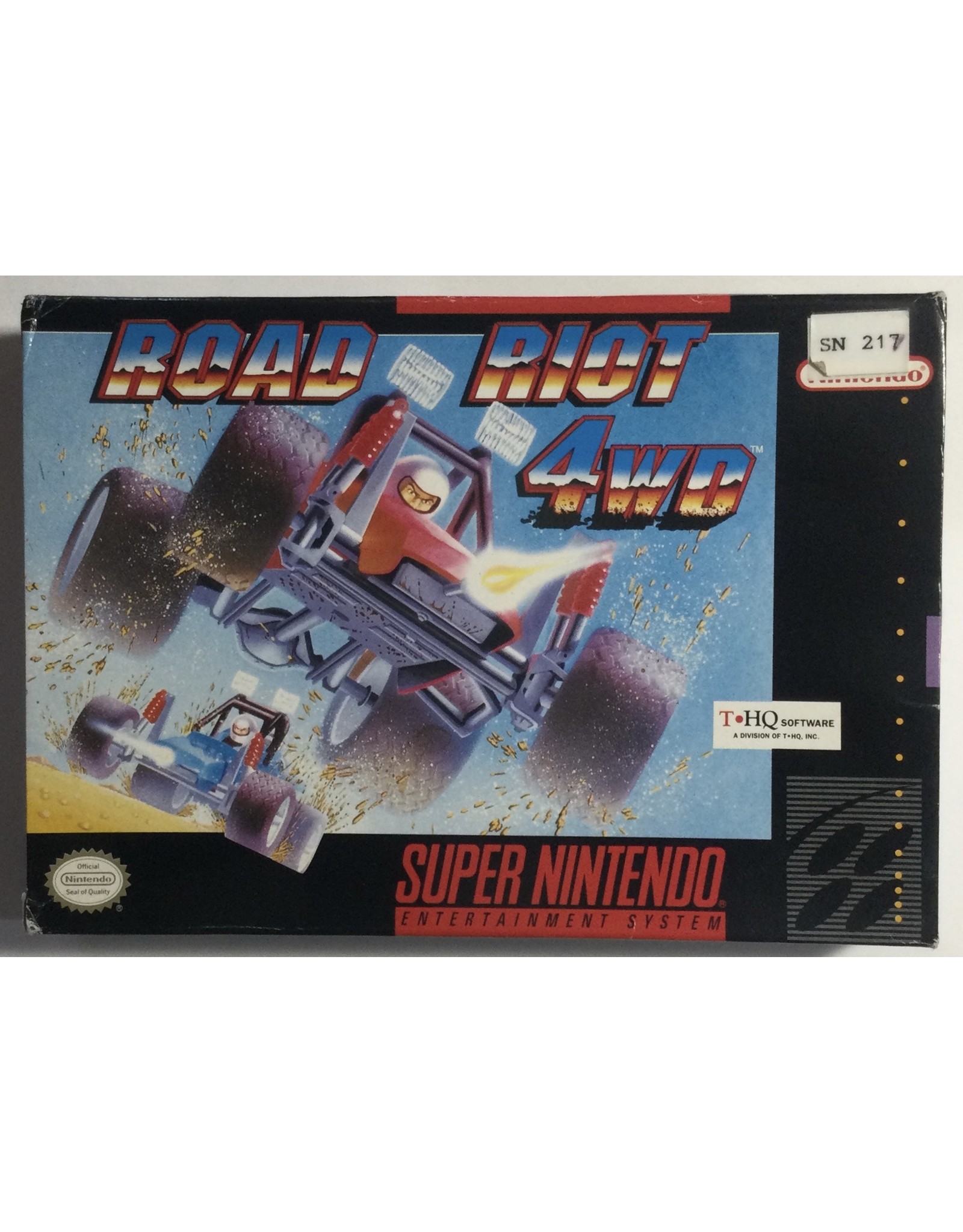 TOY HEADQUARTERS Road Riot 4wd for Super Nintendo Entertainment System (SNES) - CIB