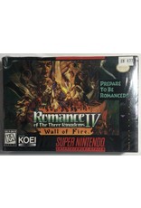 KOEI Romance of the Three Kingdoms IV: Wall of Fire Super Nintendo Entertainment System (SNES) - CIB