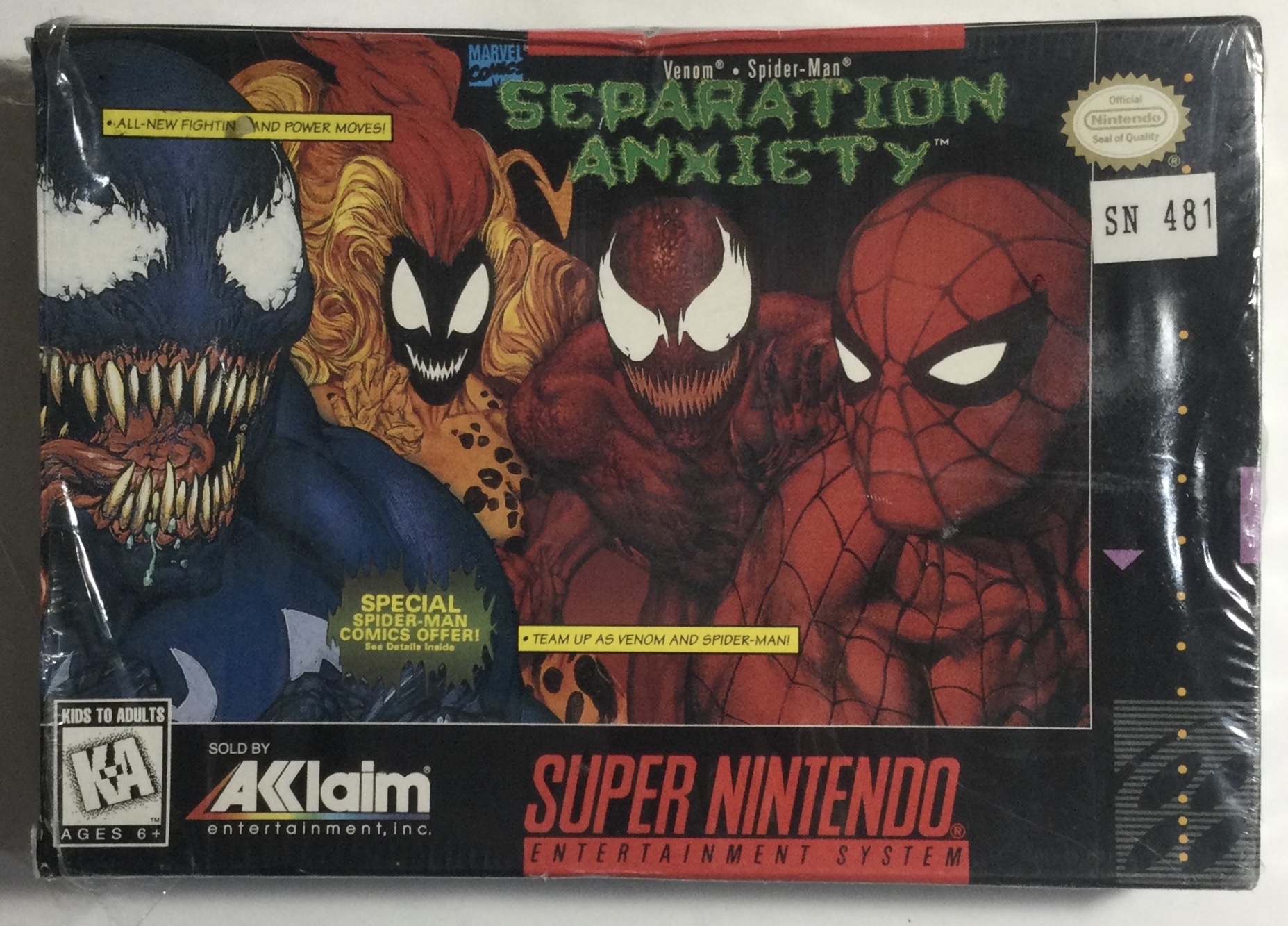 Separation Anxiety for Super Nintendo Entertainment System
