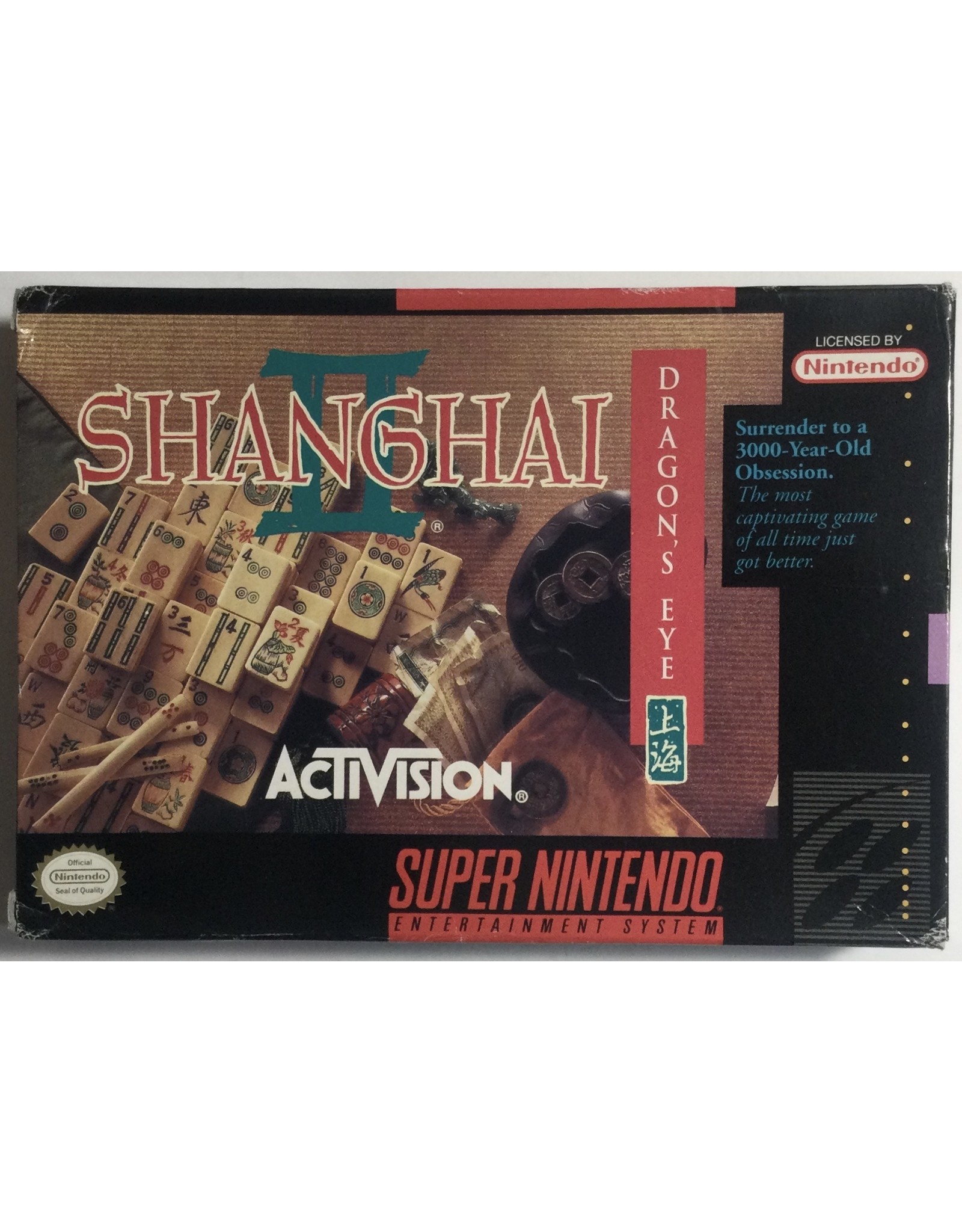 ACTIVISION Shanghai II Dragon's Eye for Super Nintendo Entertainment System (SNES)