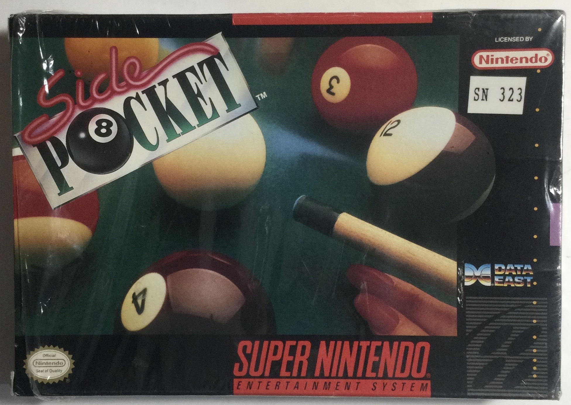 Side Pocket - SNES Super Nintendo - Editorial use only Stock Photo