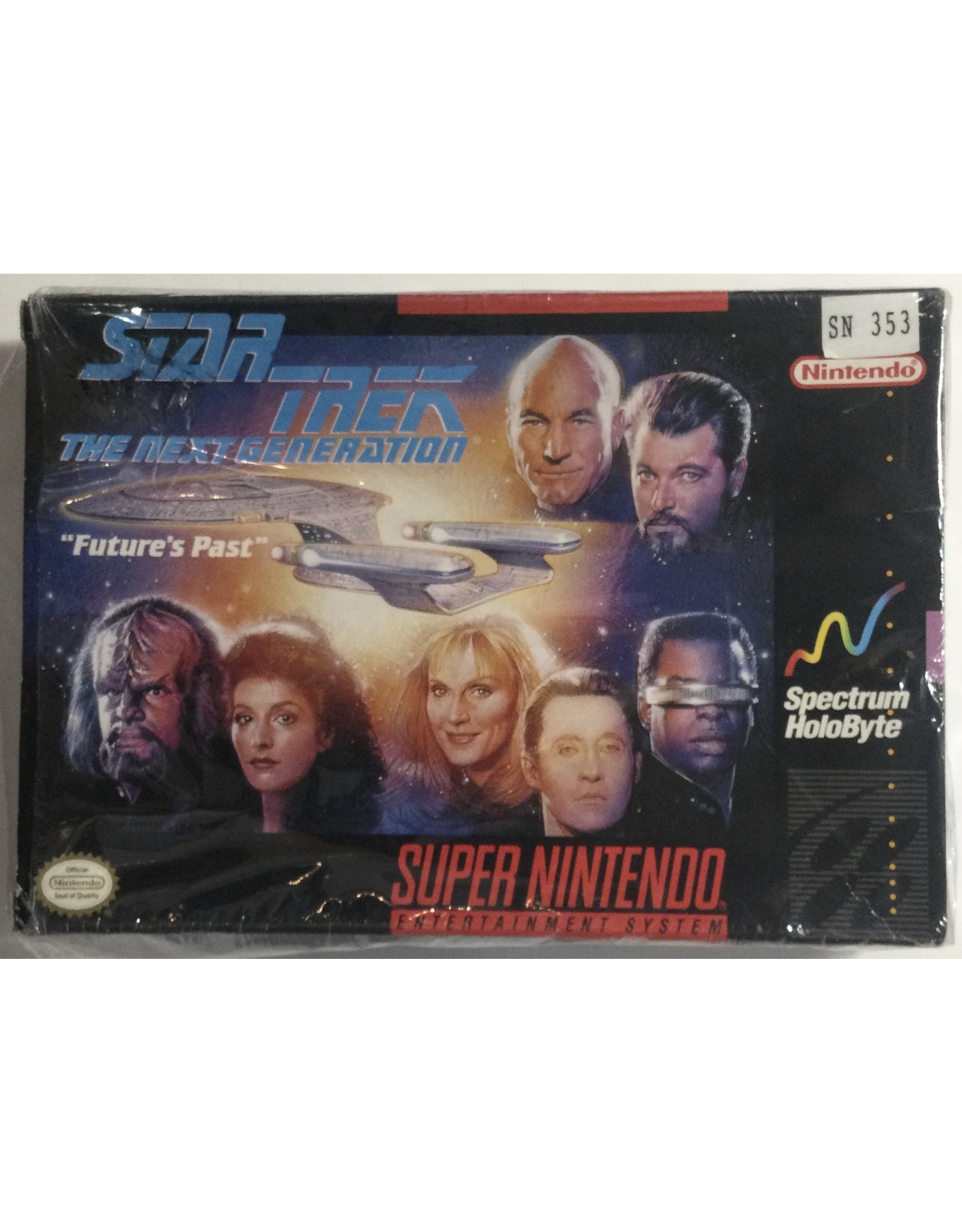 SPECTRUM HOLOBYTE Star Trek the Next Generation Future's Past for Super Nintendo Entertainment System (SNES)