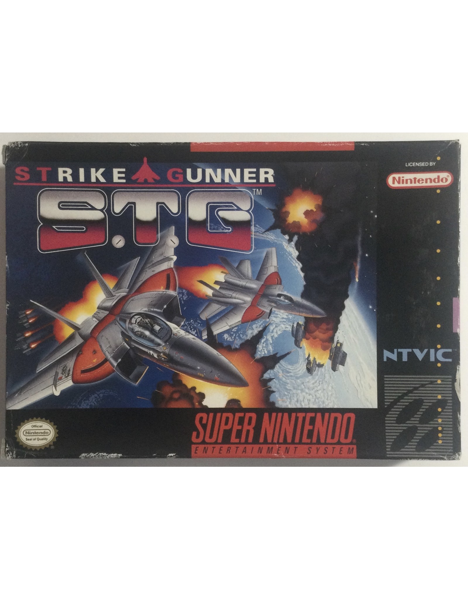 NTVIC Strike Gunner S.T.G for Super Nintendo Entertainment System (SNES)