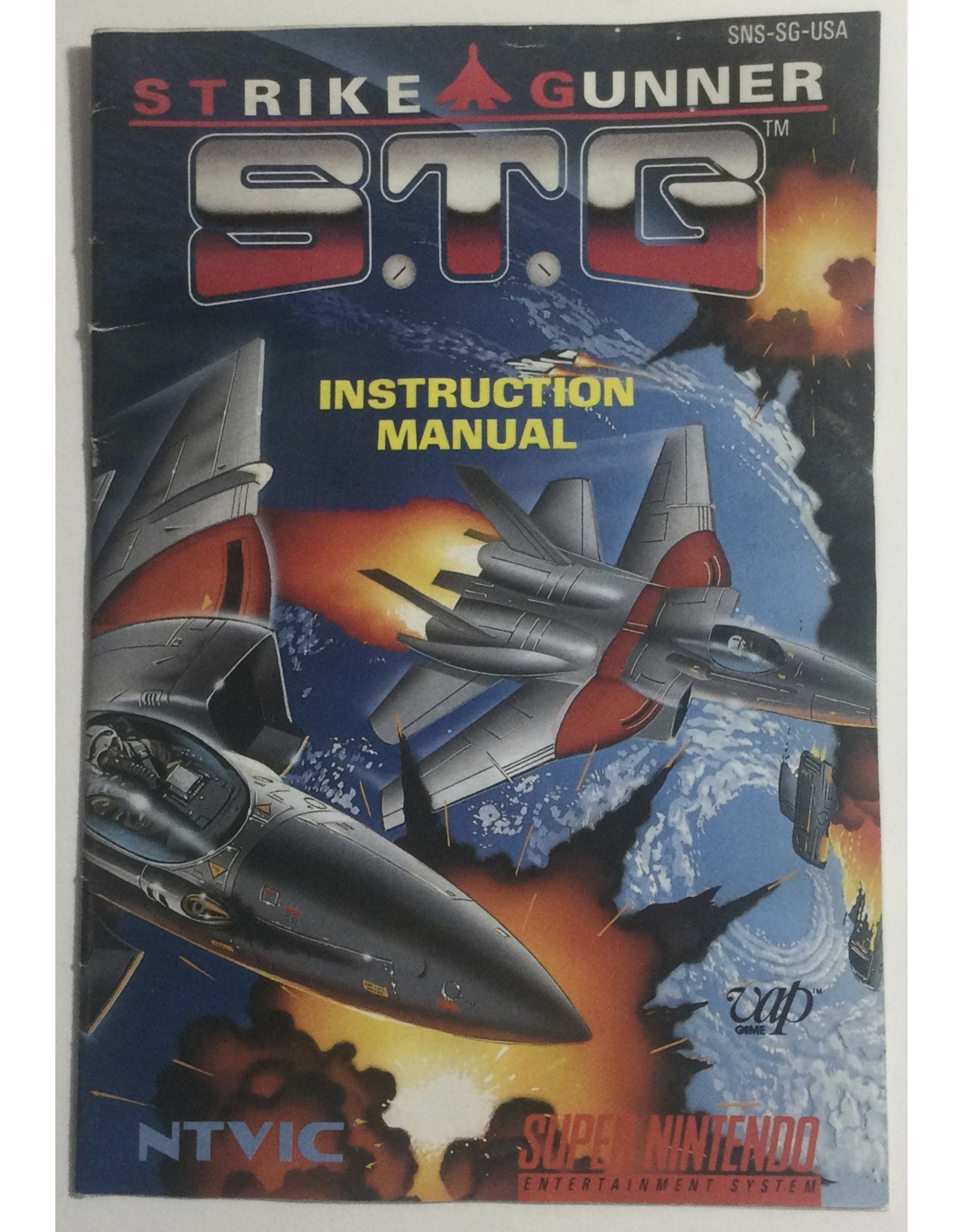 NTVIC Strike Gunner S.T.G for Super Nintendo Entertainment System (SNES)