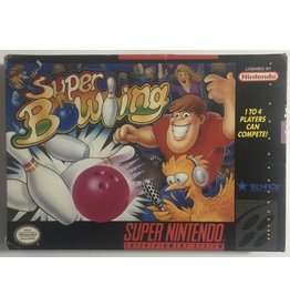 TECHNOS Super Bowling for Super Nintendo Entertainment System (SNES) - CIB