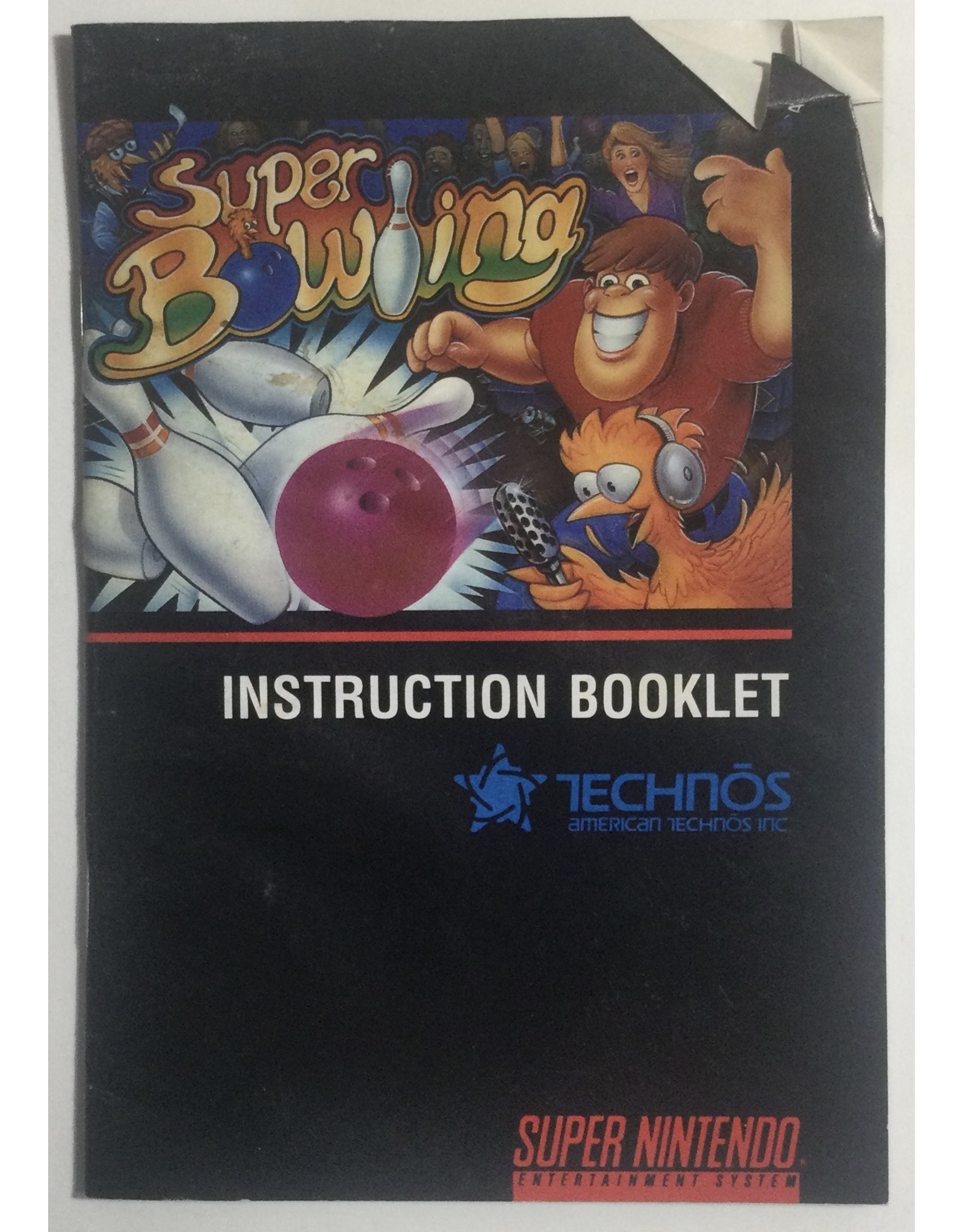 TECHNOS Super Bowling for Super Nintendo Entertainment System (SNES) - CIB