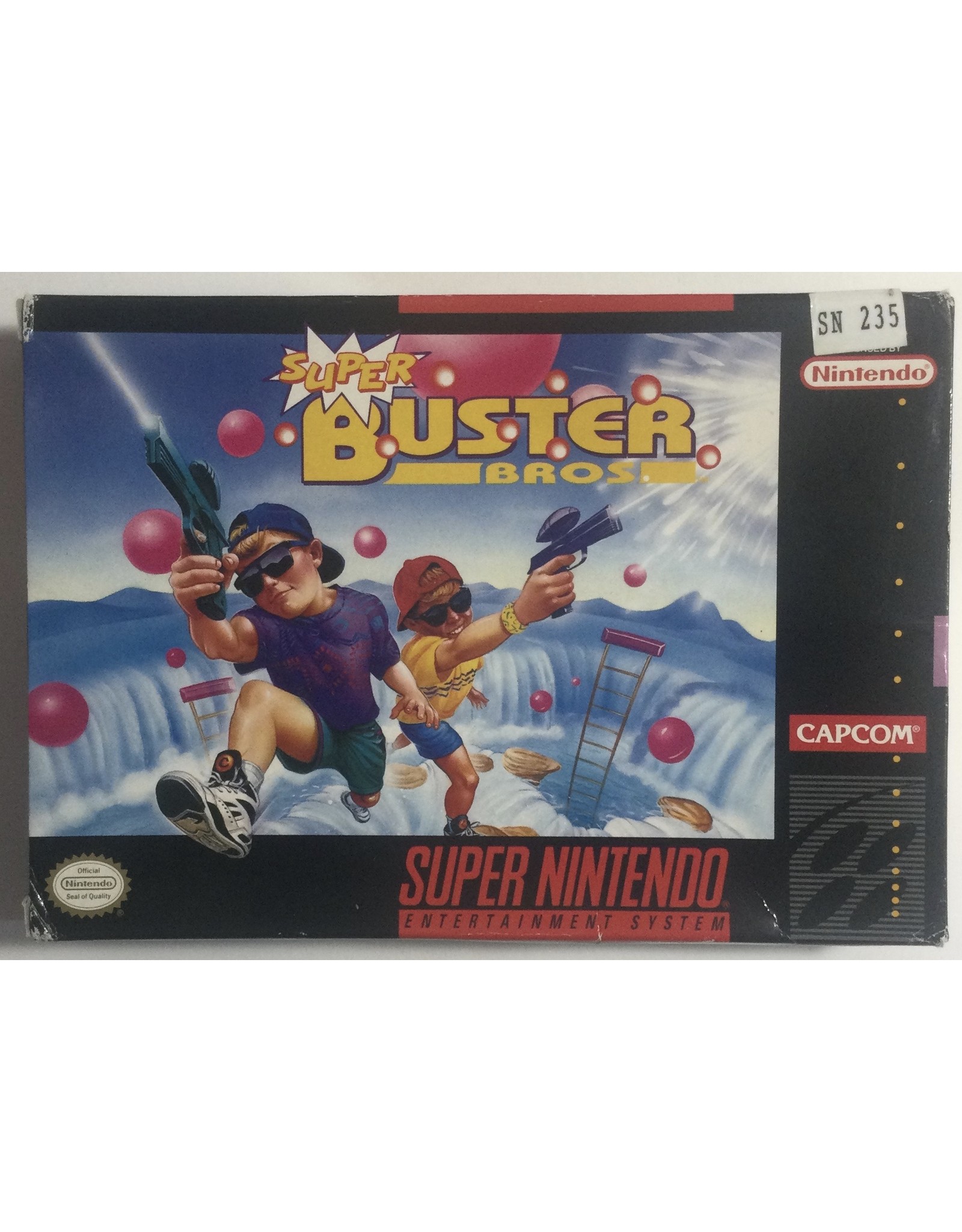 CAPCOM Super Buster Bro's for Super Nintendo Entertainment System (SNES)