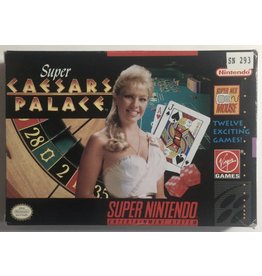 VIRGIN GAMES Super Caesars Palace for Super Nintendo Entertainment System (SNES)