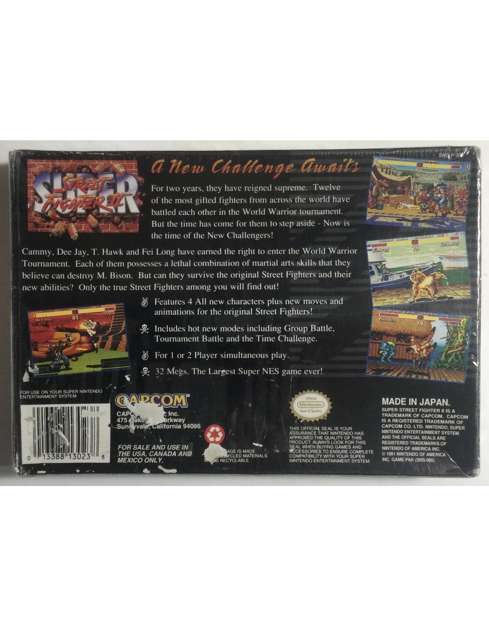 CAPCOM Super Street Fighter II for Super Nintendo Entertainment System (SNES)