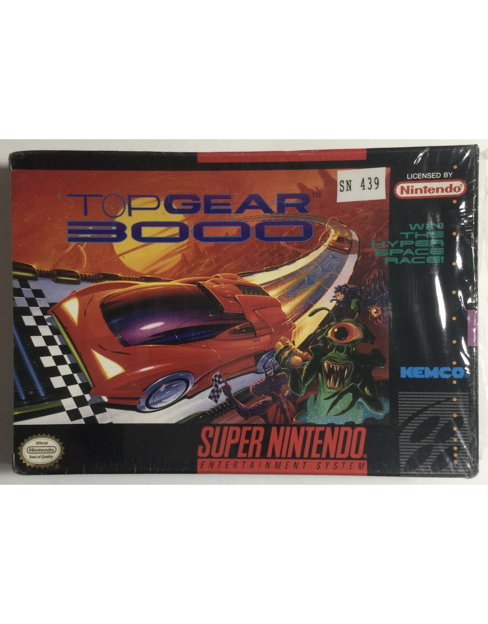 KEMCO SEIKA Top Gear 3000 for Super Nintendo Entertainment System (SNES)