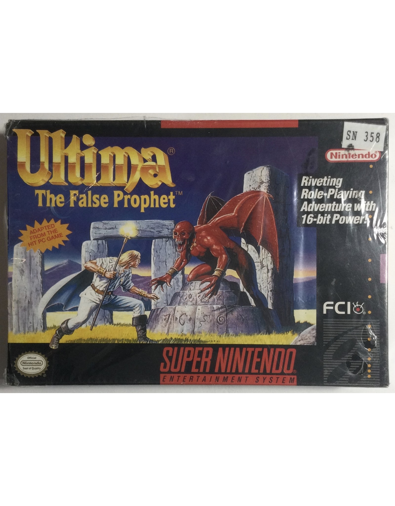 FCI Ultima the False Prophet for Super Nintendo Entertainment System (SNES)