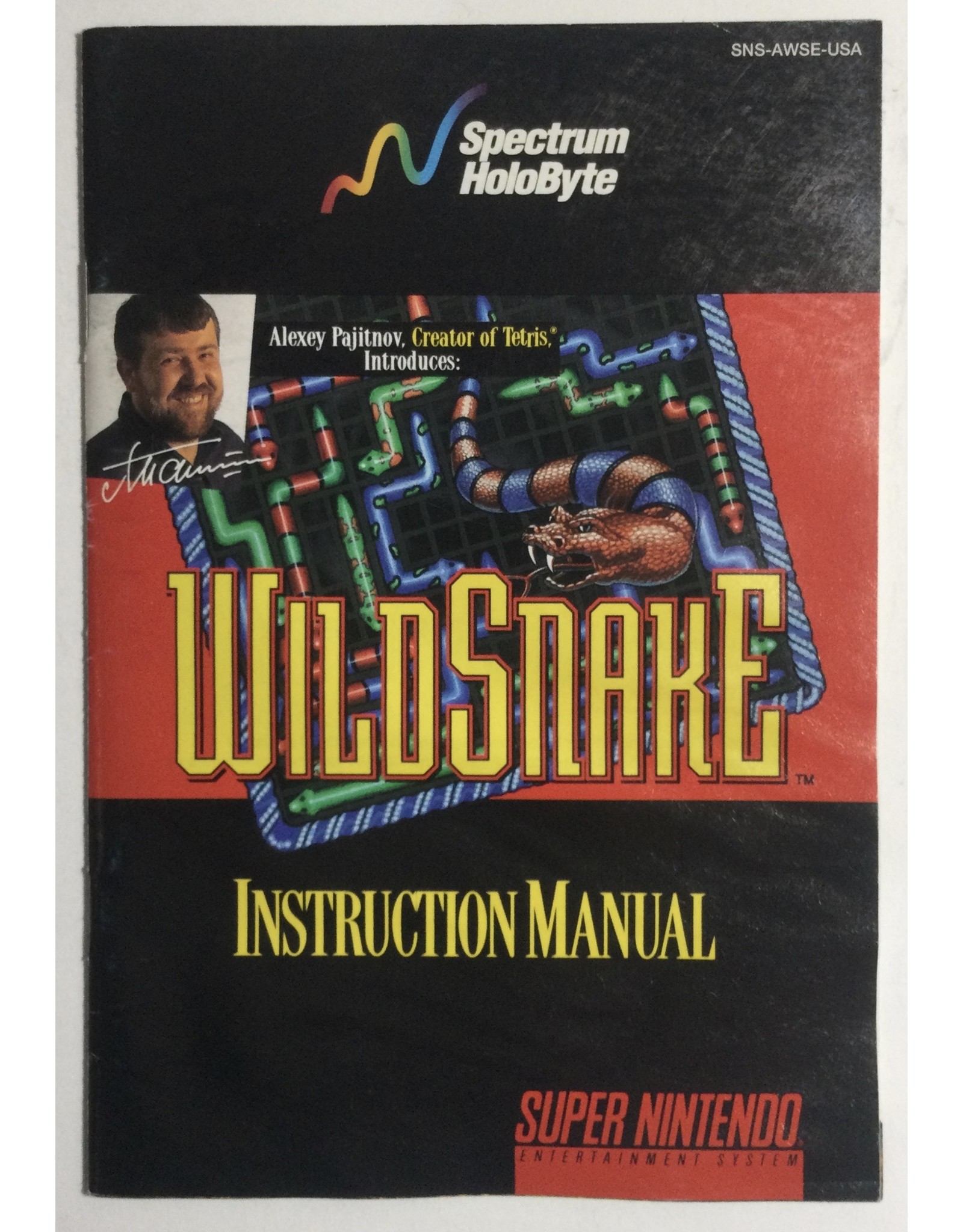 SPECTRUM HOLOBYTE Wild Snake for Super Nintendo Entertainment System (SNES) - CIB