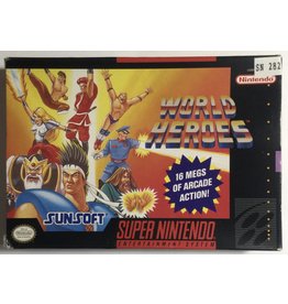 SUNSOFT World Heroes for Super Nintendo Entertainment System (SNES) - CIB