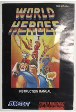 SUNSOFT World Heroes for Super Nintendo Entertainment System (SNES) - CIB