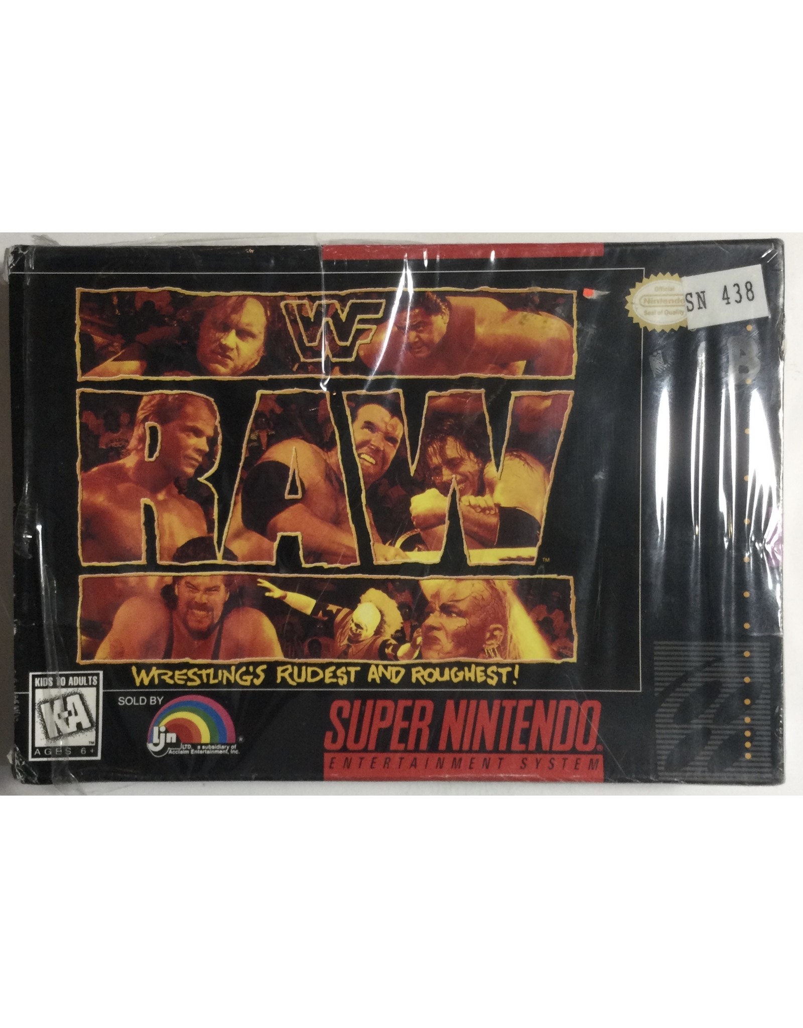 LJN WWF Raw for Super Nintendo Entertainment System (SNES)