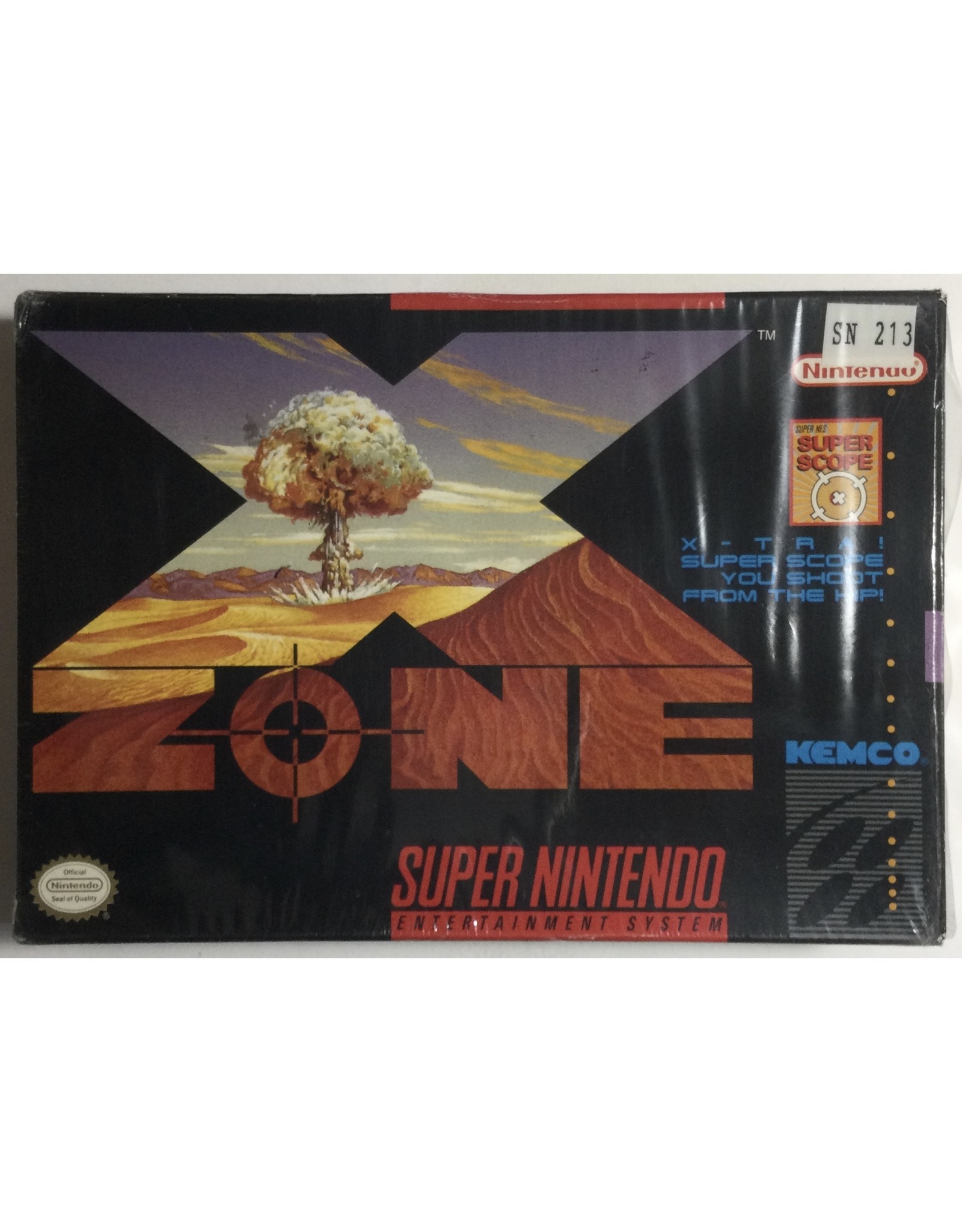 KEMCO SEIKA Zone X for Super Nintendo Entertainment System (SNES) - CIB