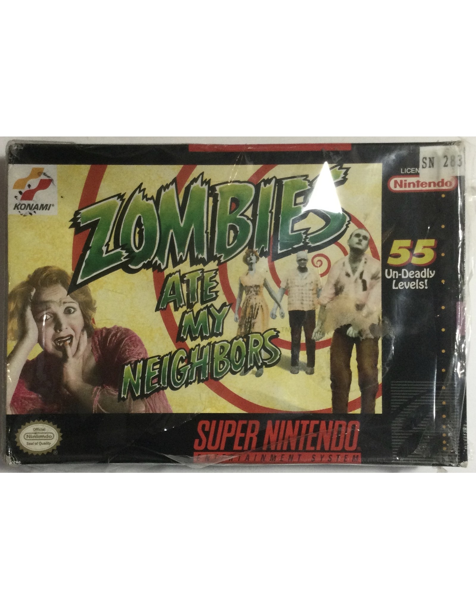 KONAMI Zombies Ate my Neighbors for Super Nintendo Entertainment System (SNES) - CIB