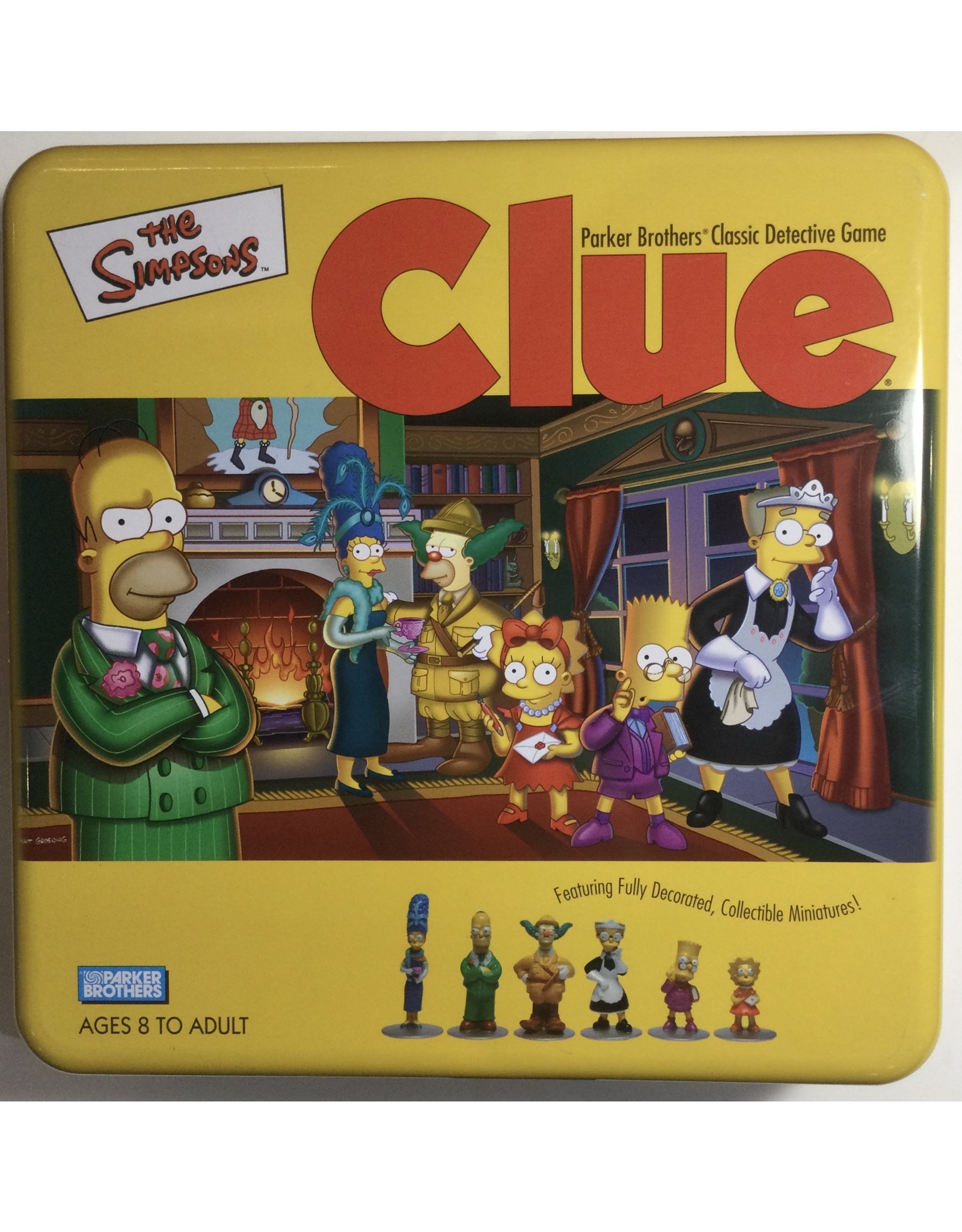 PARKER BROTHERS The Simpsons Clue (Tin Edition) (2003)