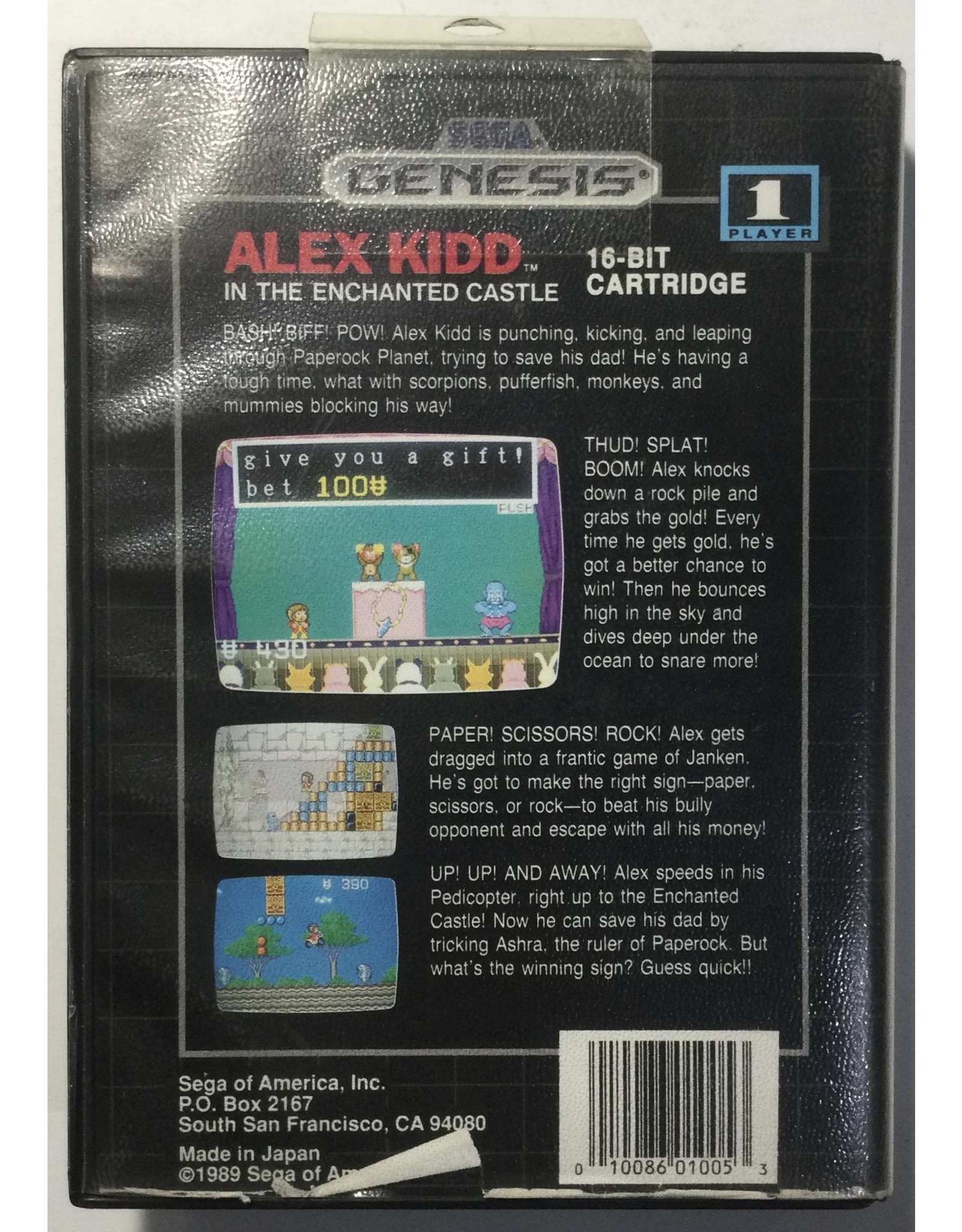 SEGA ENTERPRISES, LTD Alex Kidd in the Enchanted Castle for Sega Genesis - CIB