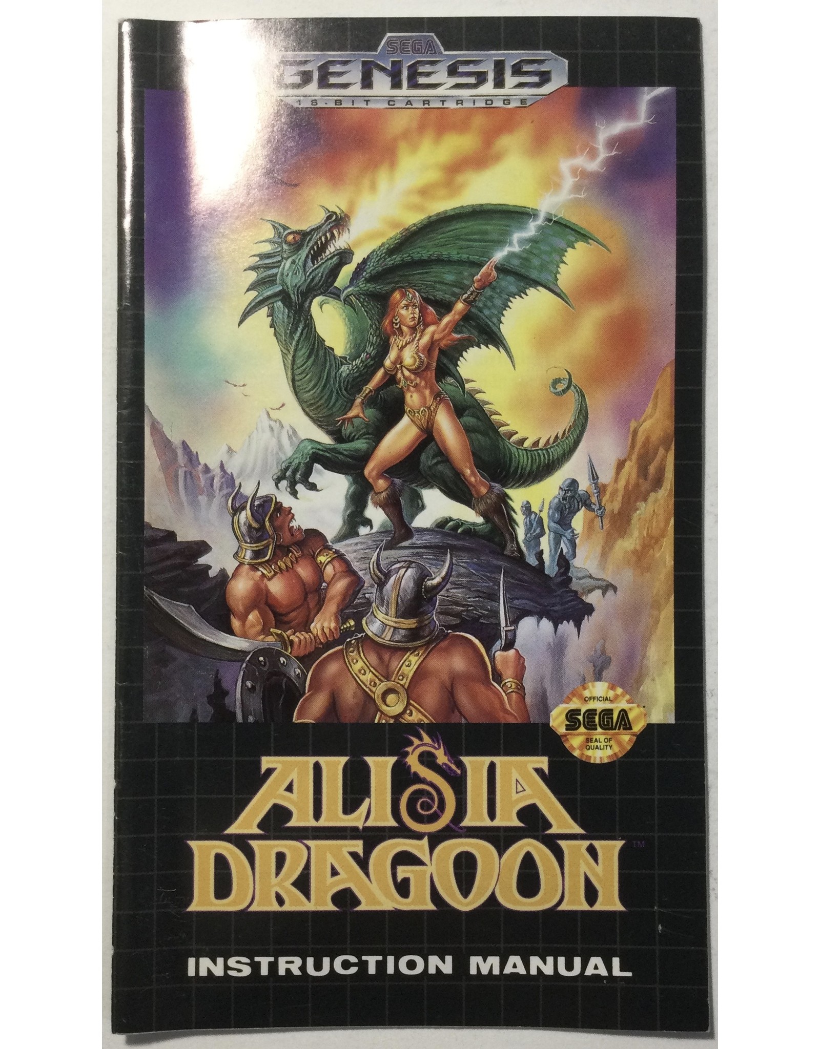 SEGA ENTERPRISES, LTD Alisia Dragoon for Sega Genesis - CIB