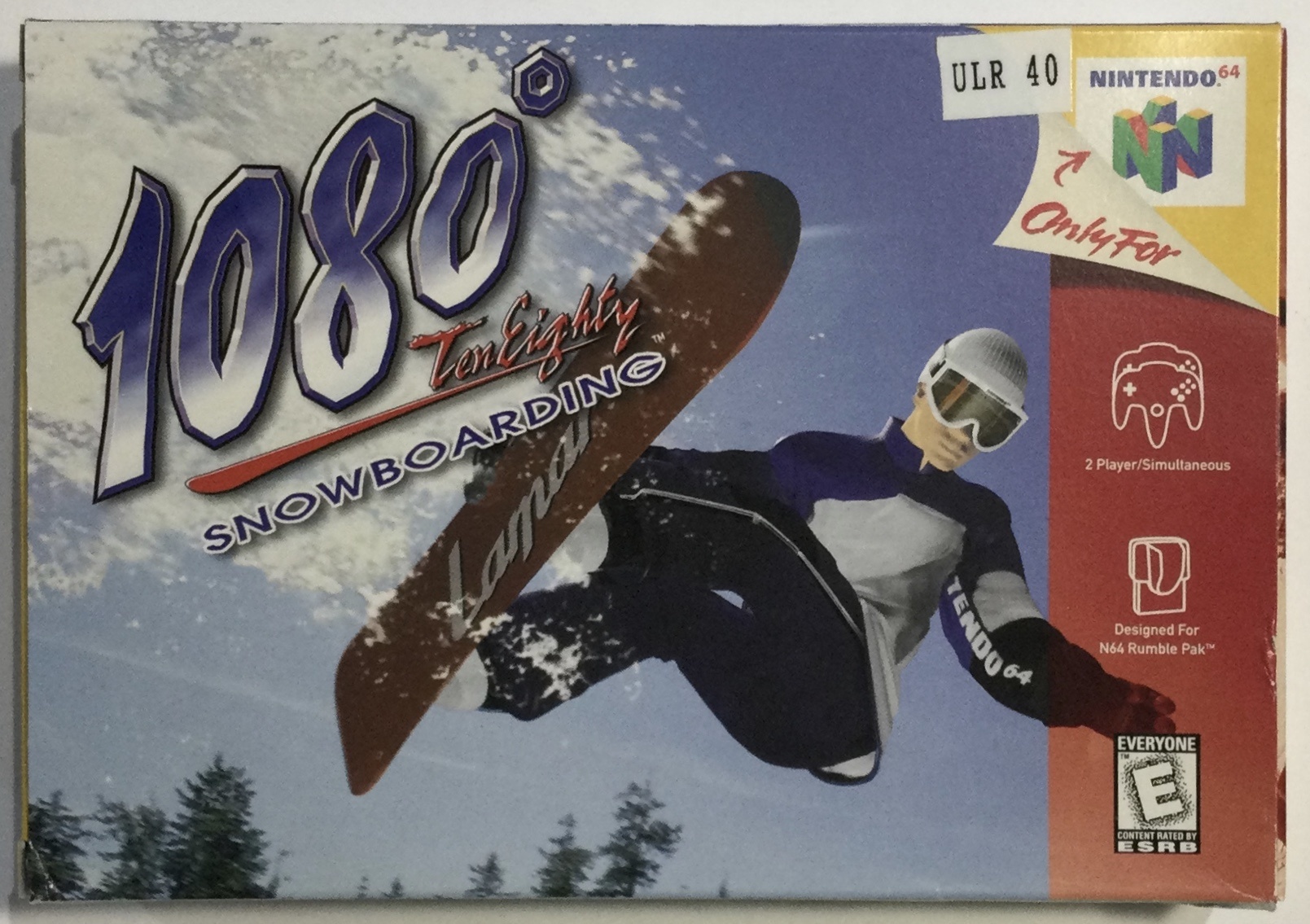 1080 Ten Eighty Snowboarding for Nintendo 64 N64 CIB