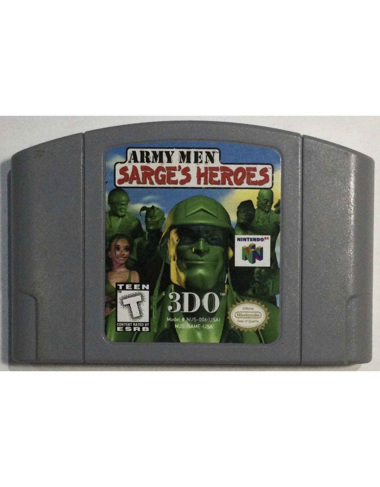 3DO Army Men Sarge's Heroes for Nintendo 64 (N64)