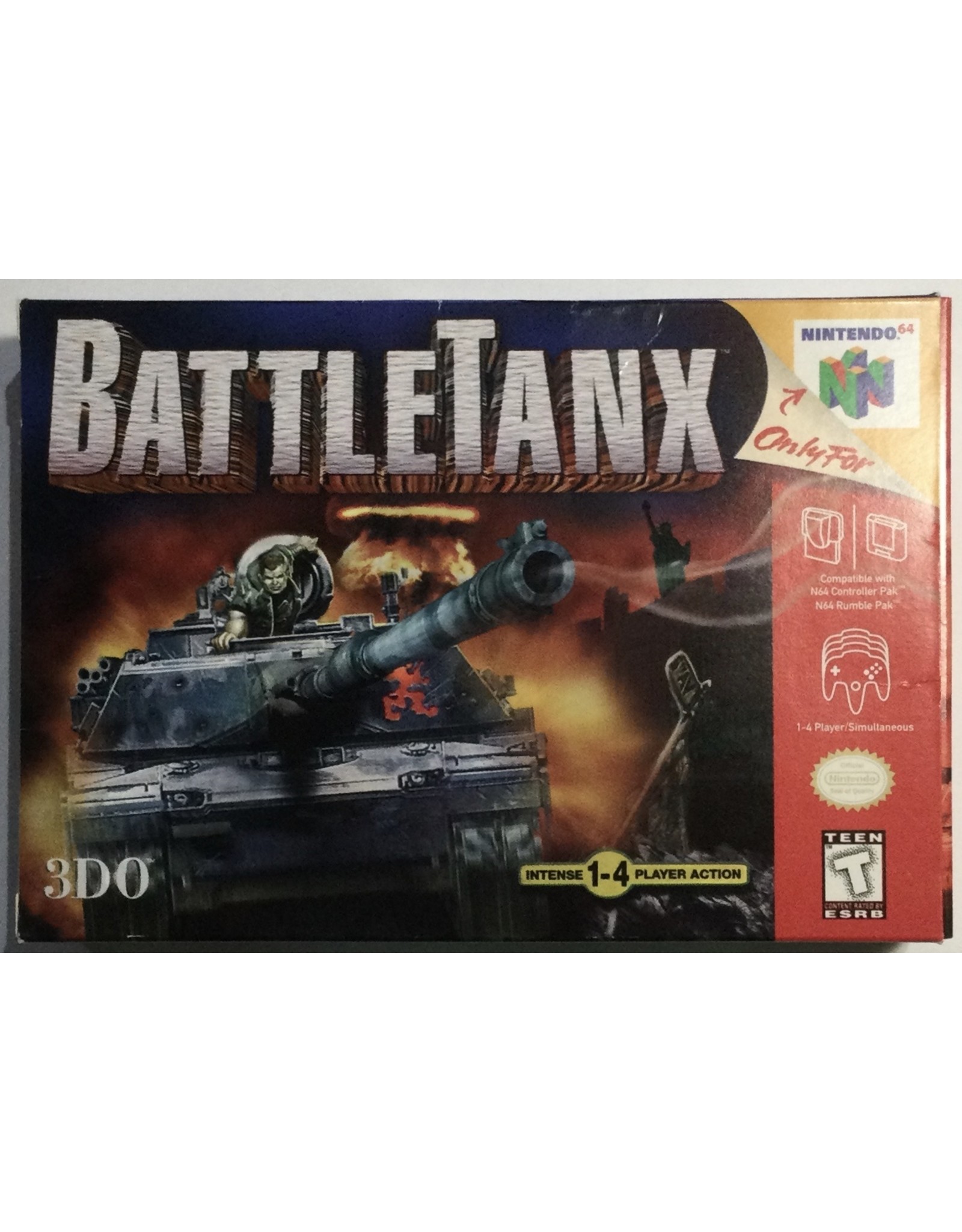 3DO BattleTanX for Nintendo 64 (N64) - CIB