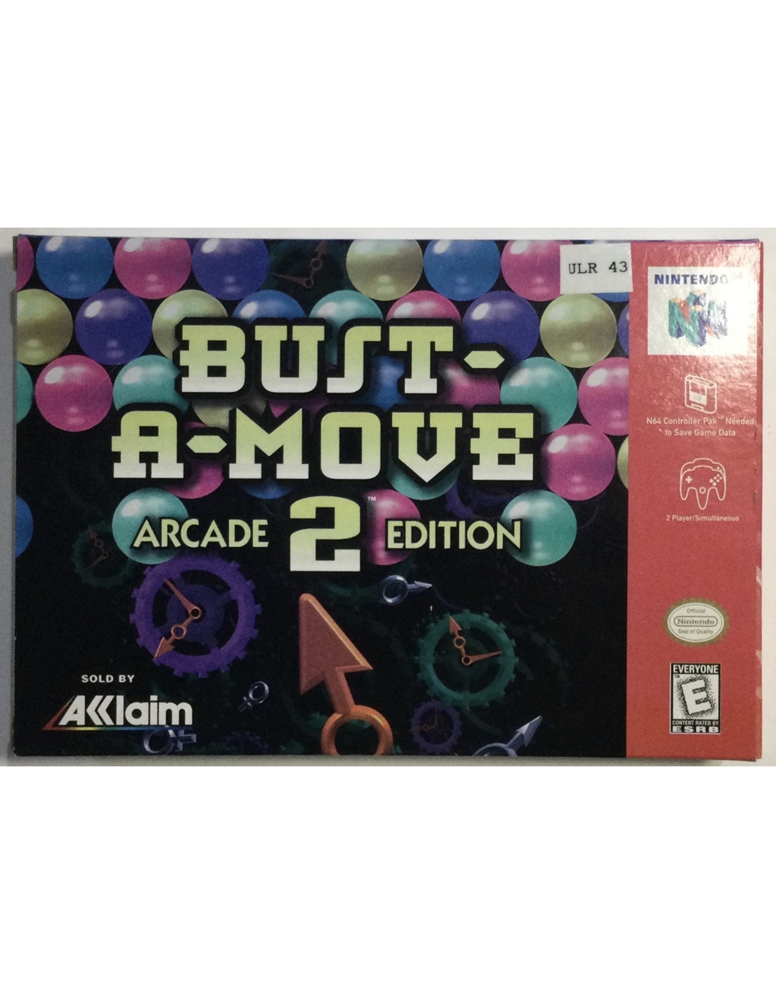 ACCLAIM Bust-A-Move 2 Arcade Edition for Nintendo 64 (N64)