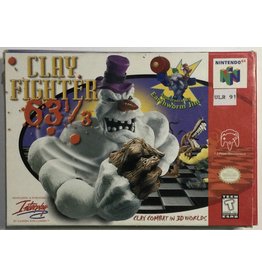 INTERPLAY Clay Fighter 63 1/3 for Nintendo 64 (N64) - CIB
