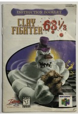 INTERPLAY Clay Fighter 63 1/3 for Nintendo 64 (N64) - CIB