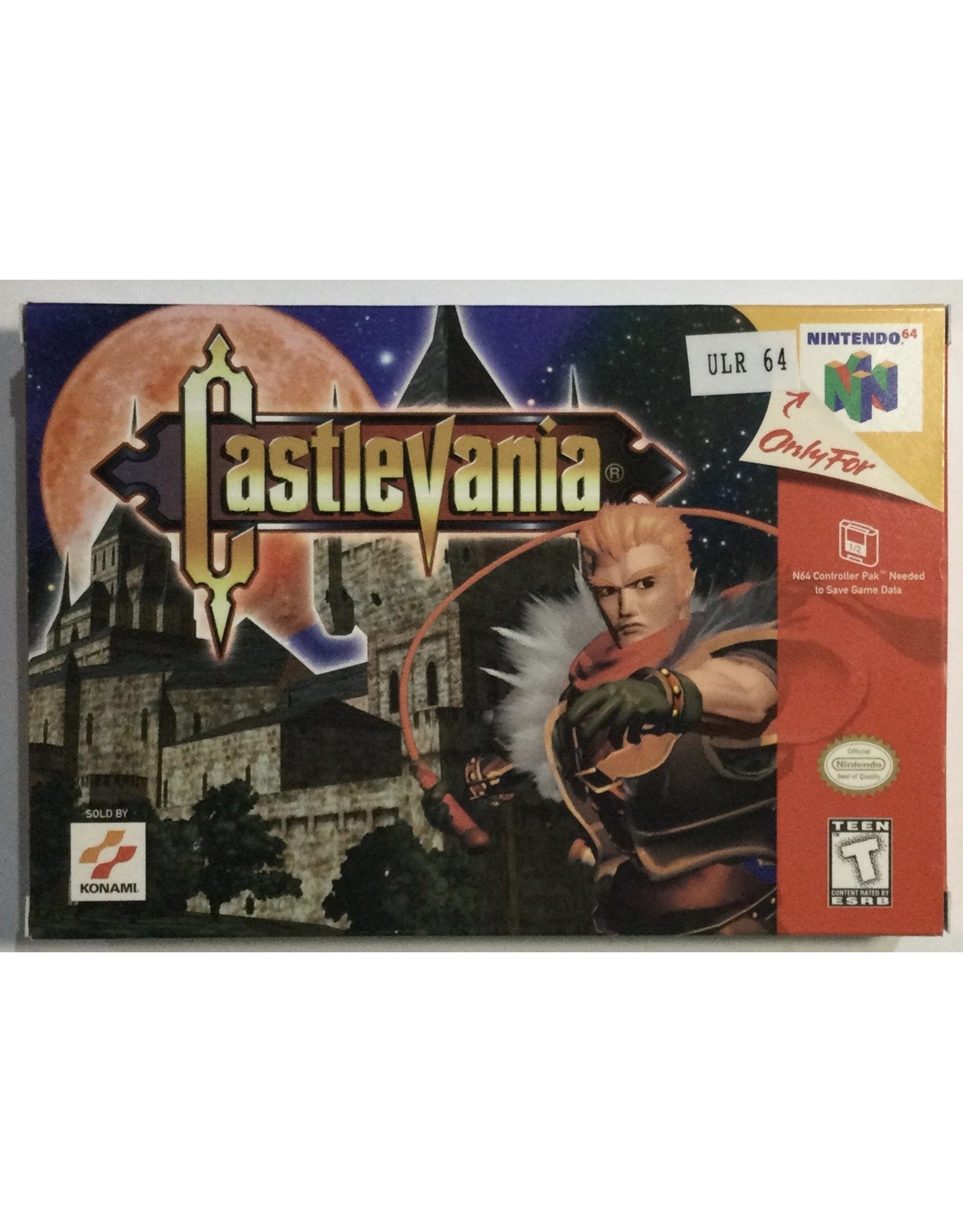 KONAMI CastleVania for Nintendo 64 (N64)